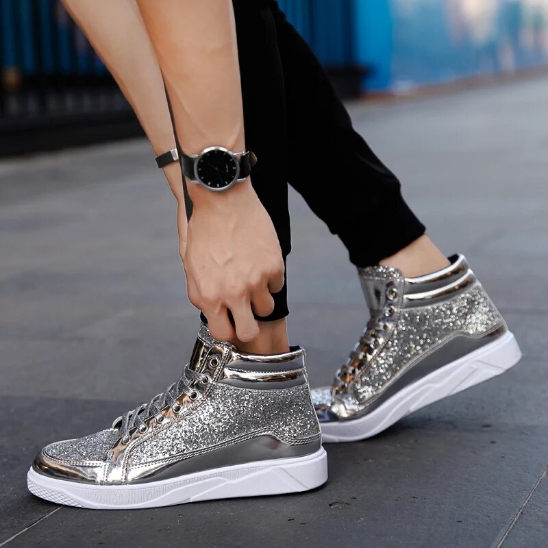 Frans - Glitzer Schuhe für Herren
