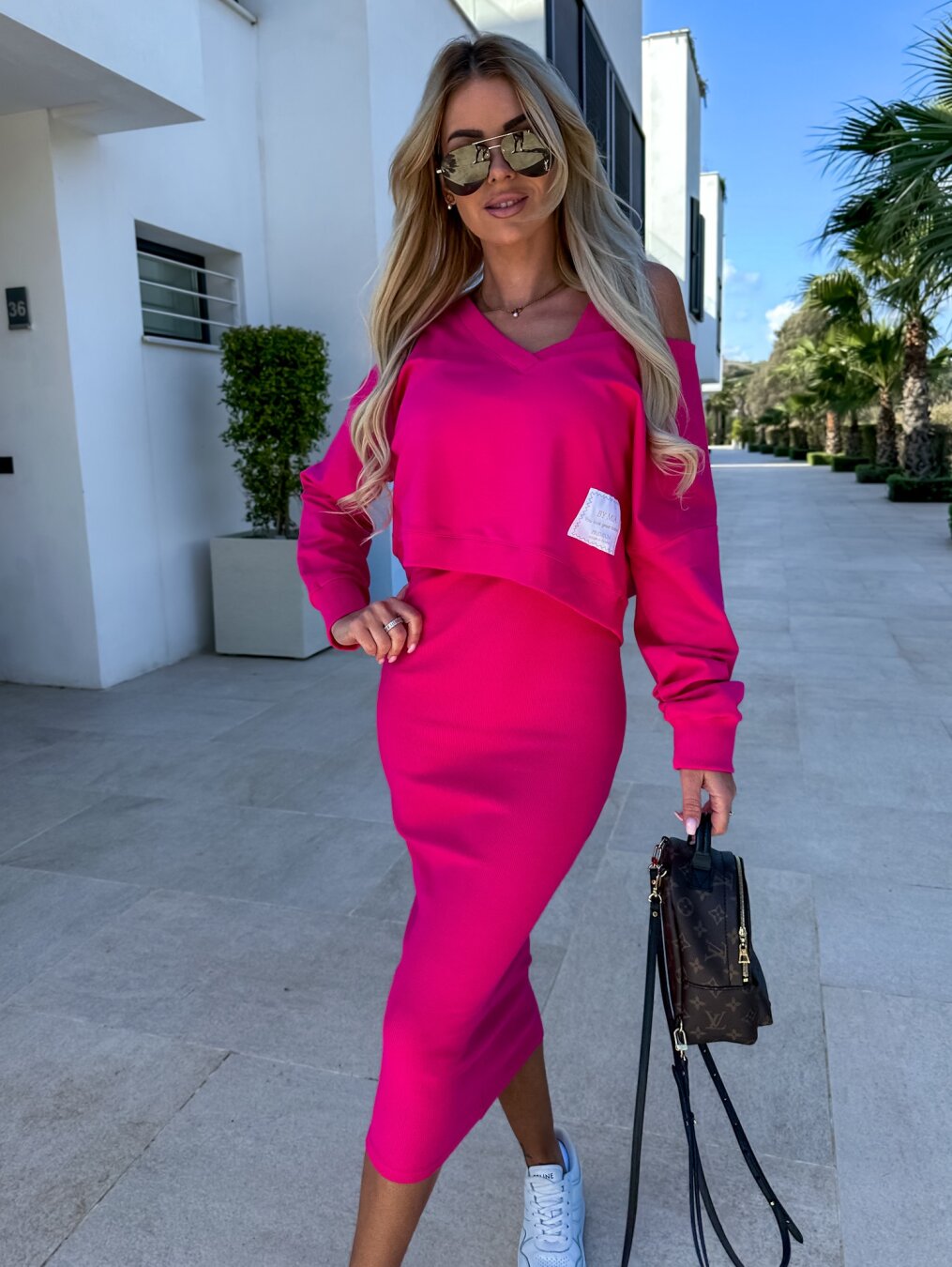 Livia | Sweatshirt und Kleid Set mit Maßgeschneiderter Eleganz und Vielseitigem Design für Frauen