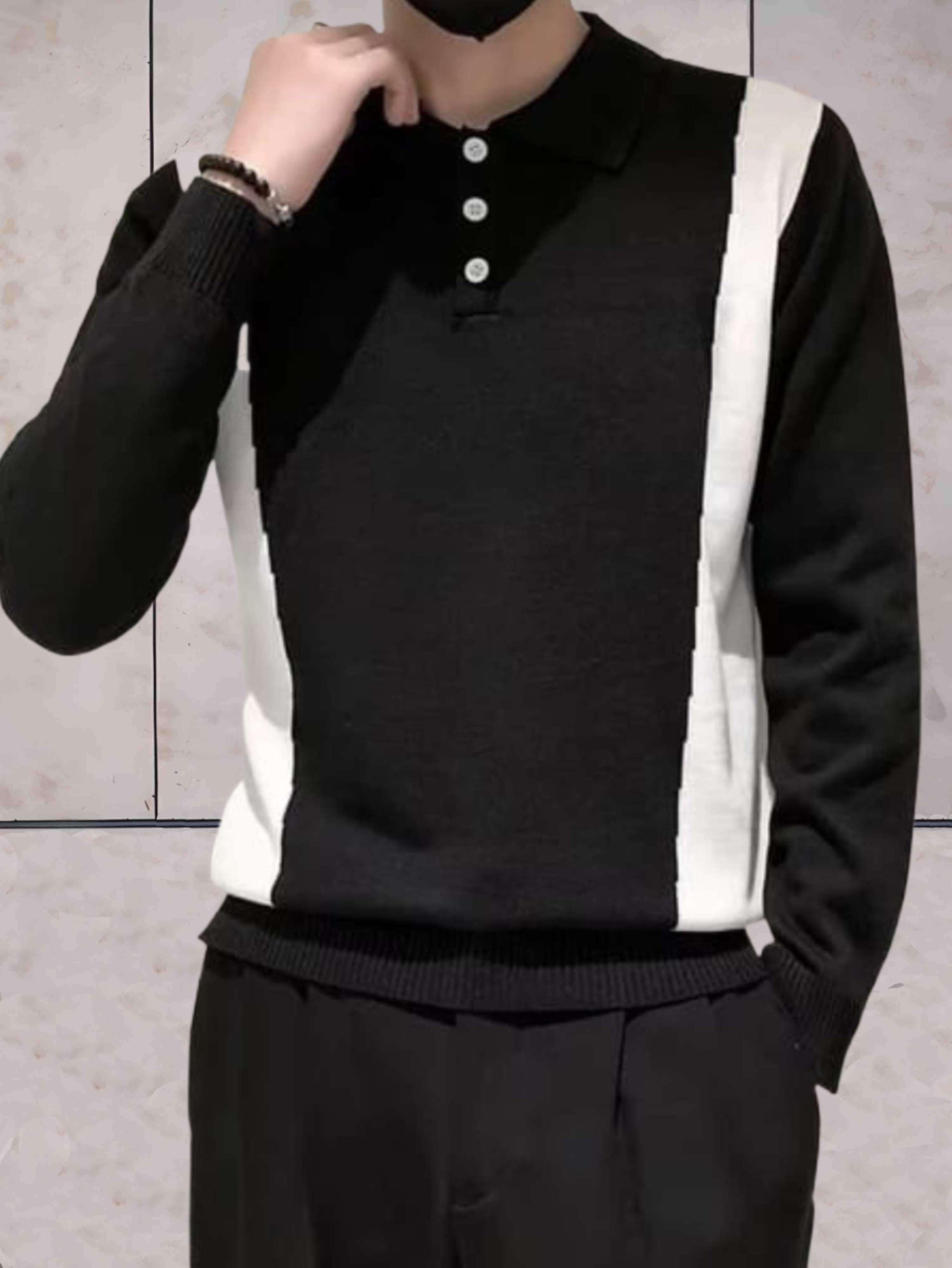Aurelius | Herrenpullover mit Klassischem Kragen und Eleganter Knopfleiste für Jede Gelegenheit