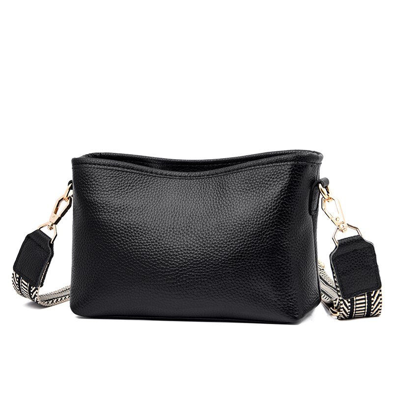 Livia | Umhängetasche aus Leder mit Stilvollem Design und Praktischem Platzangebot für Damen