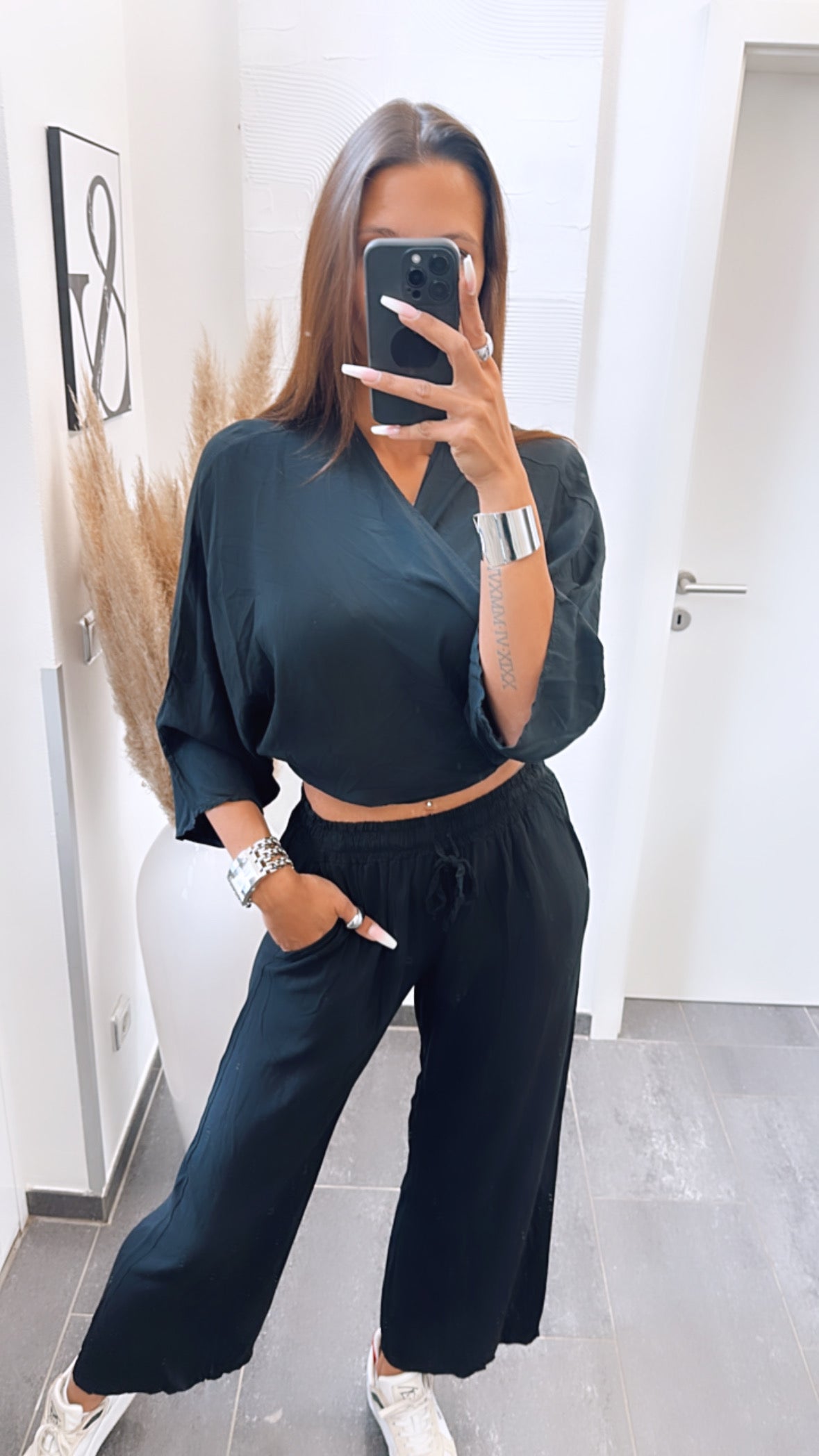 Celestia | Set mit luftiger Hose und Bolero-Oberteil für stilbewusste Frauen