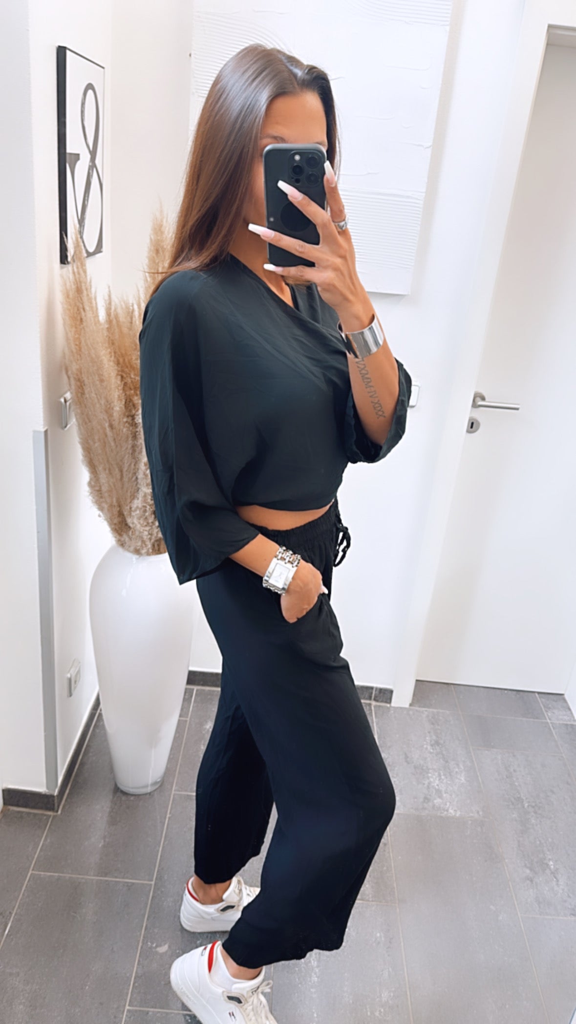 Celestia | Set mit luftiger Hose und Bolero-Oberteil für stilbewusste Frauen