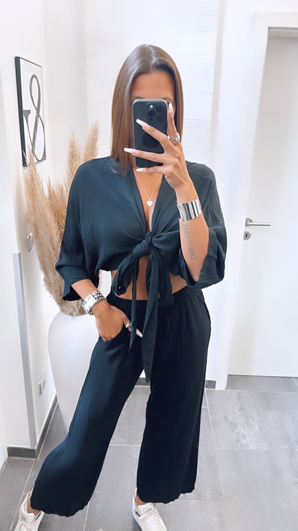 Celestia | Set mit luftiger Hose und Bolero-Oberteil für stilbewusste Frauen