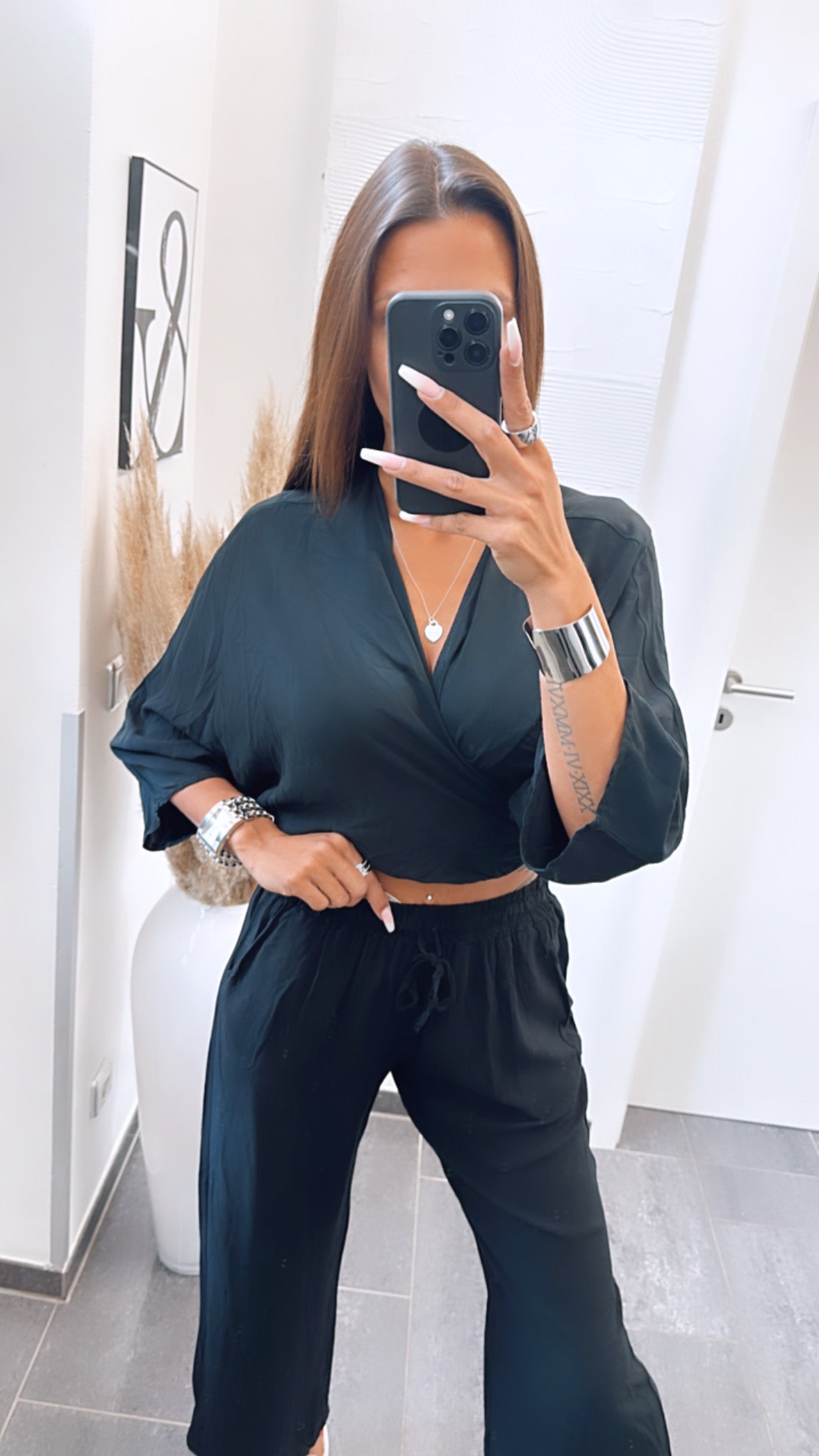 Celestia | Set mit luftiger Hose und Bolero-Oberteil für stilbewusste Frauen