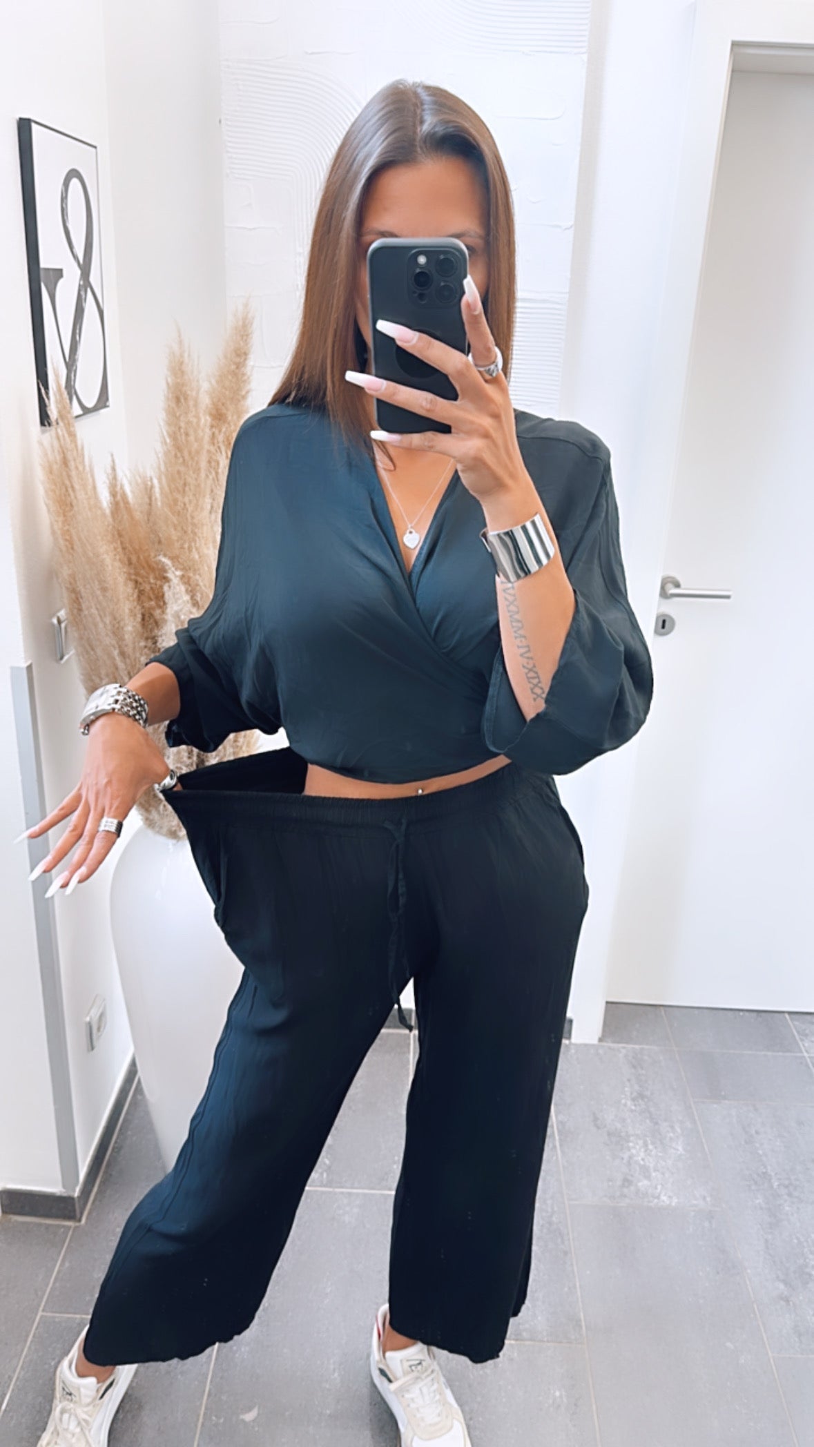 Celestia | Set mit luftiger Hose und Bolero-Oberteil für stilbewusste Frauen