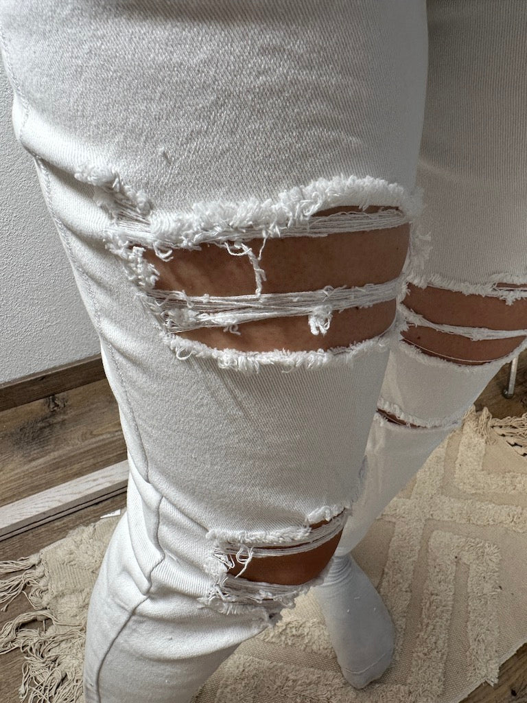 Luna | Mom-Jeans im Destroyed Look mit super weichem Material für Frauen