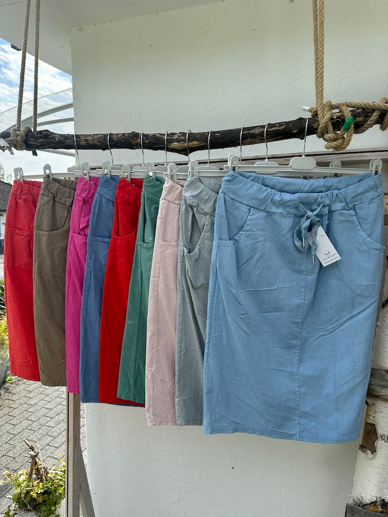 Liora | Stretchrock mit Glitzerbändern und Bequemlichkeit für Frauen