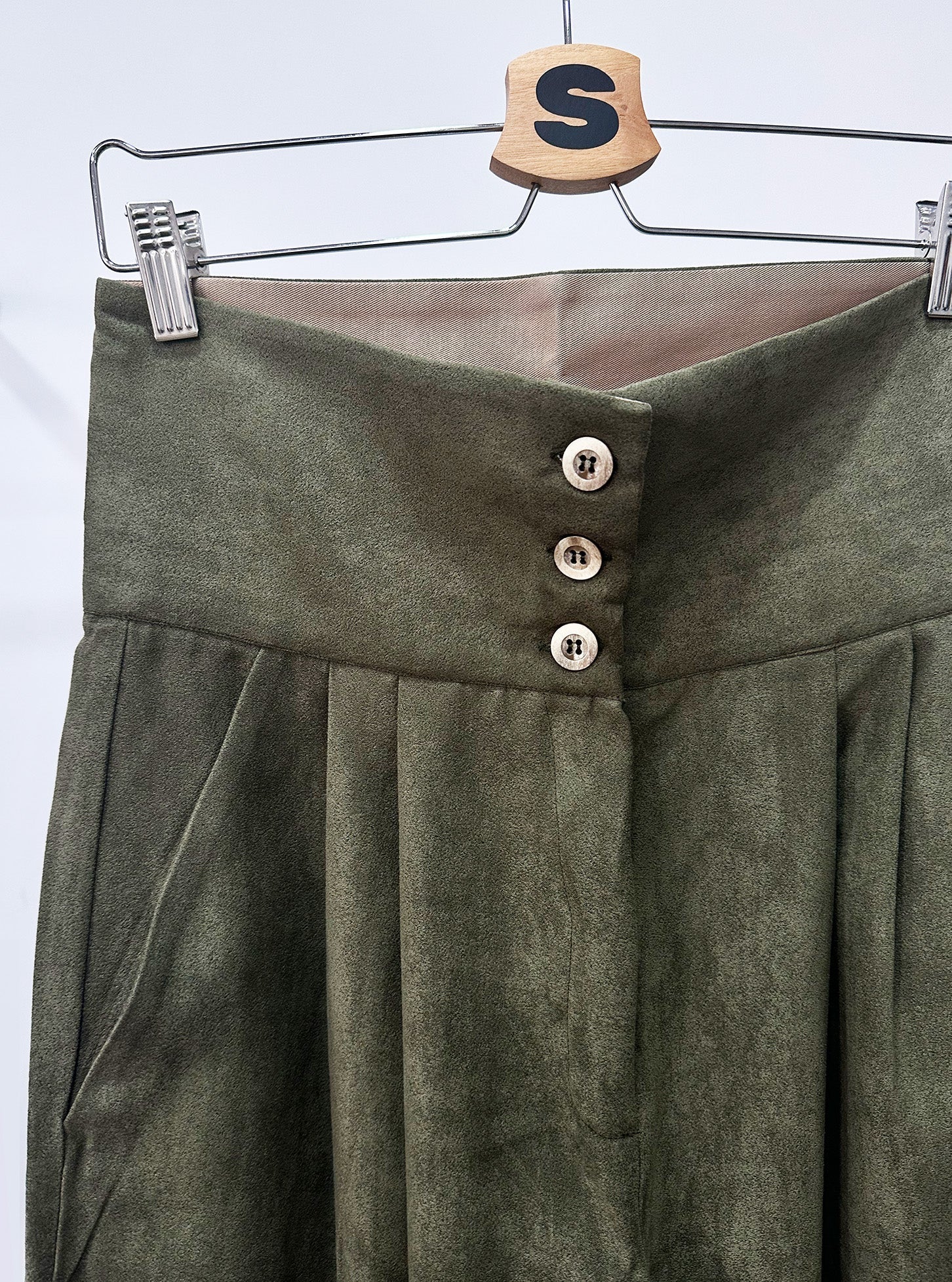 Liora | Hose aus Wildleder mit Eleganter Passform für die kalte Jahreszeit