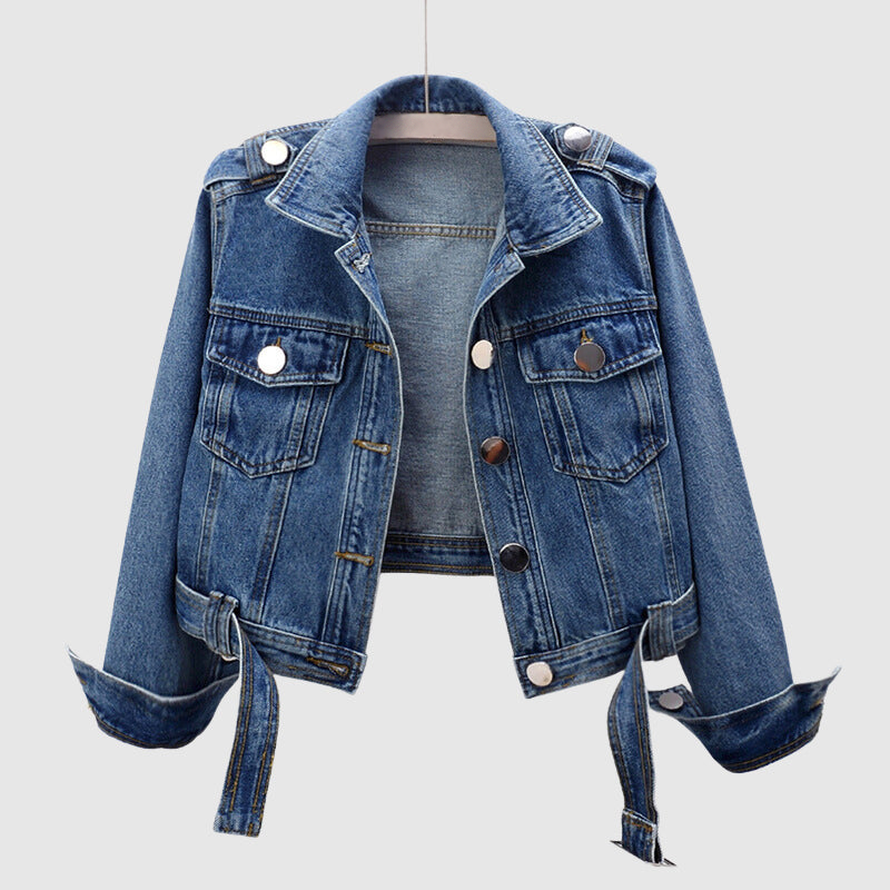 Luna | Jeansjacke mit Figur schmeichelndem Schnitt und Bequemem Denim für Damen