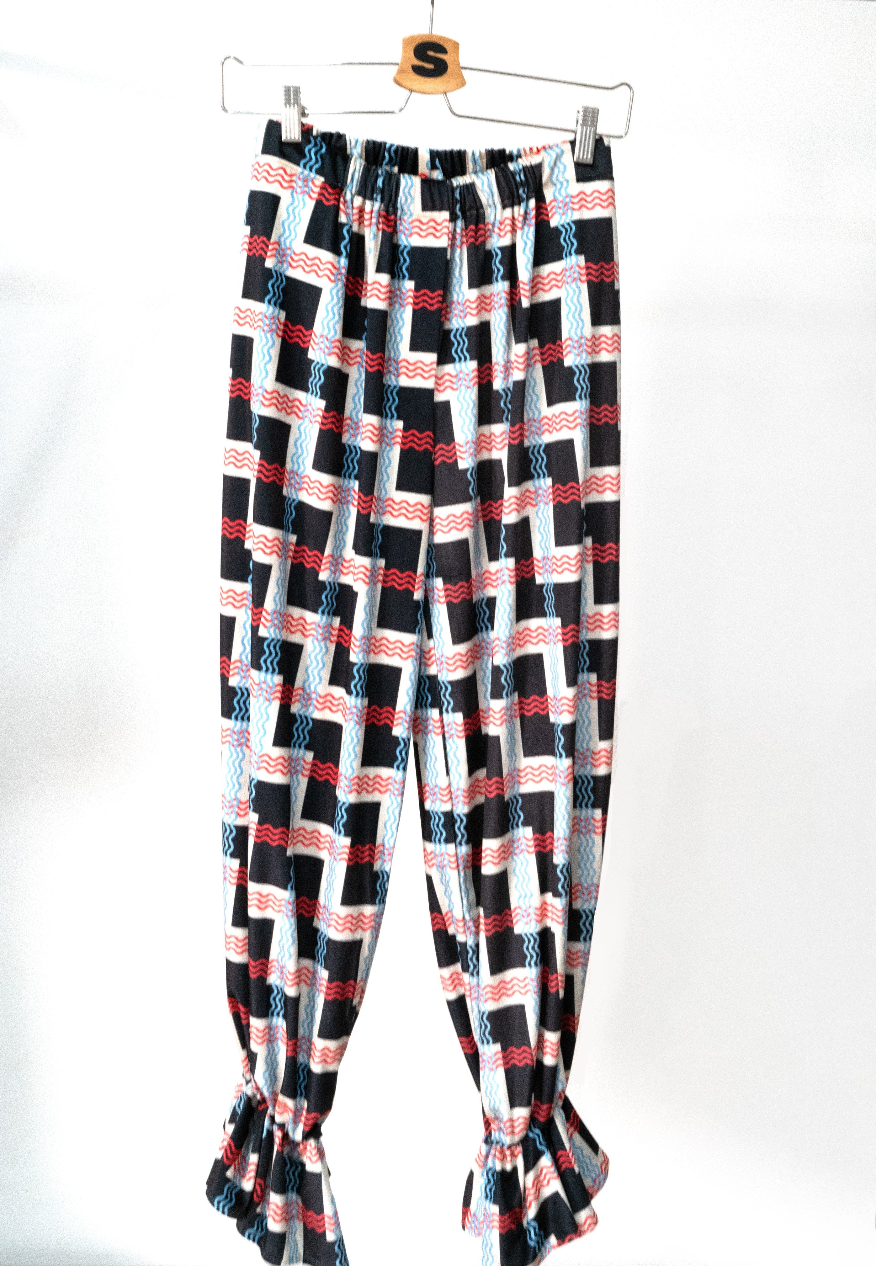 Liora | Hose mit Bequemen Gummizug und Eleganten Rüschen für Frauen