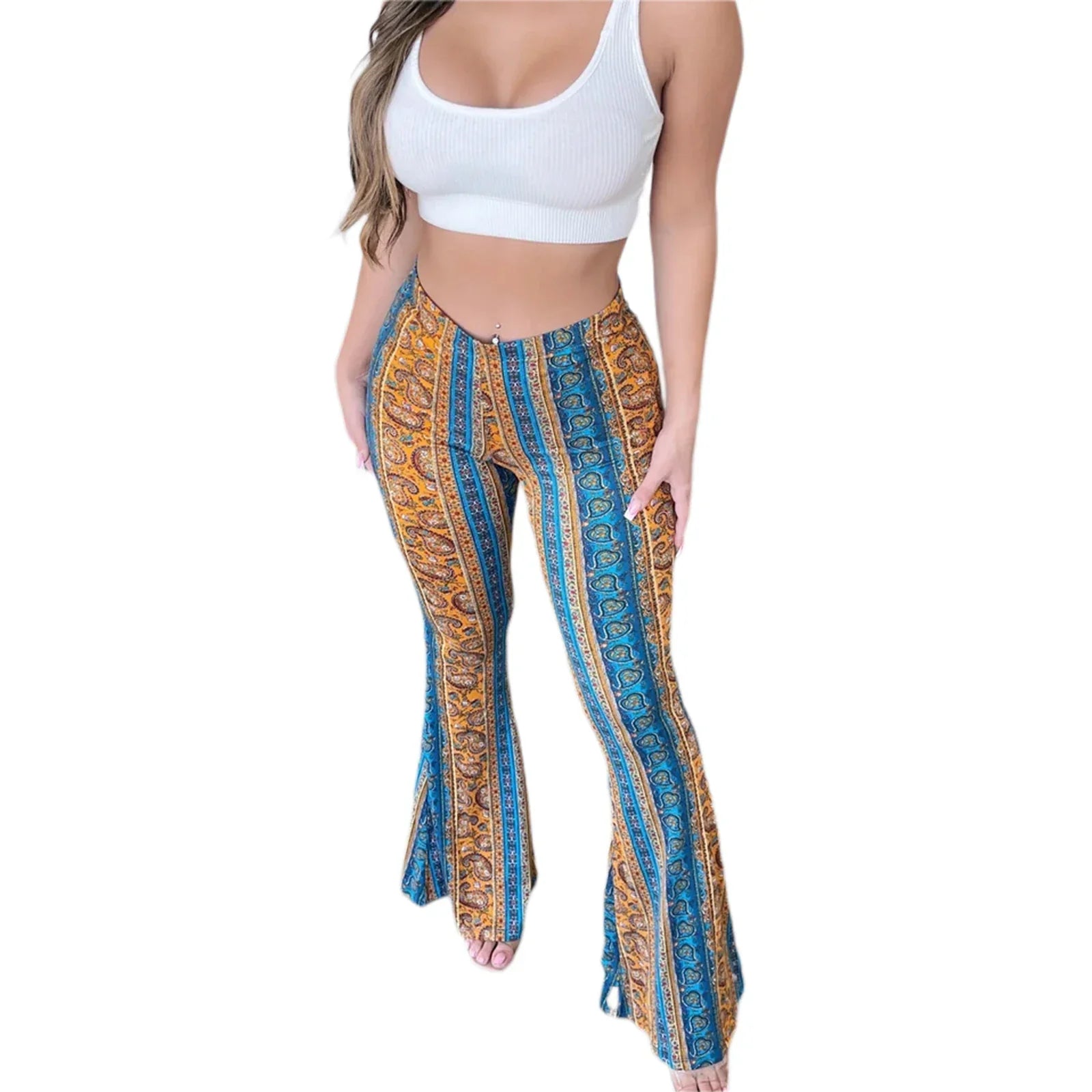 Liora | Schlaghose mit Feuchtigkeitsregulierung und Hoher Taille für Damen