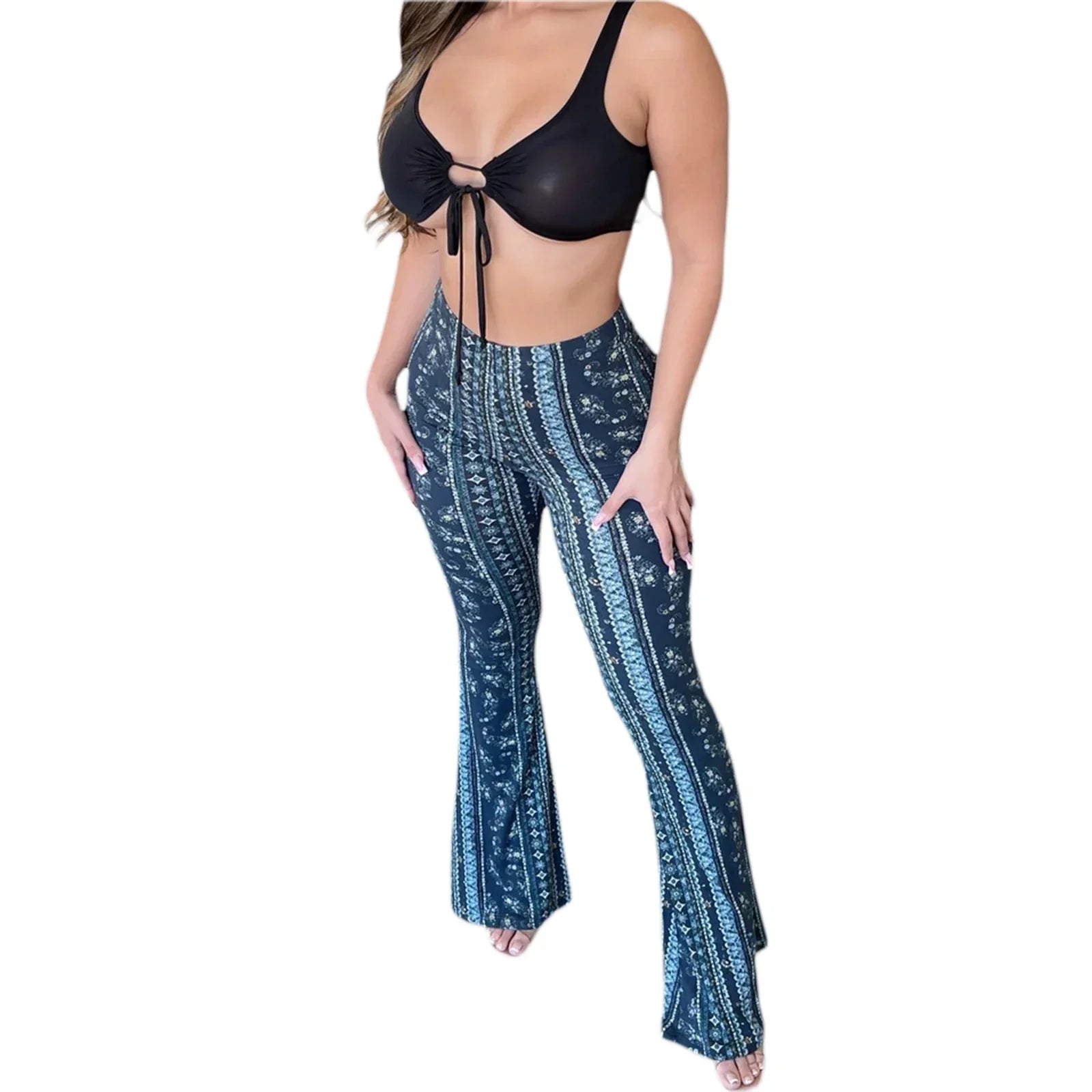 Liora | Schlaghose mit Feuchtigkeitsregulierung und Hoher Taille für Damen