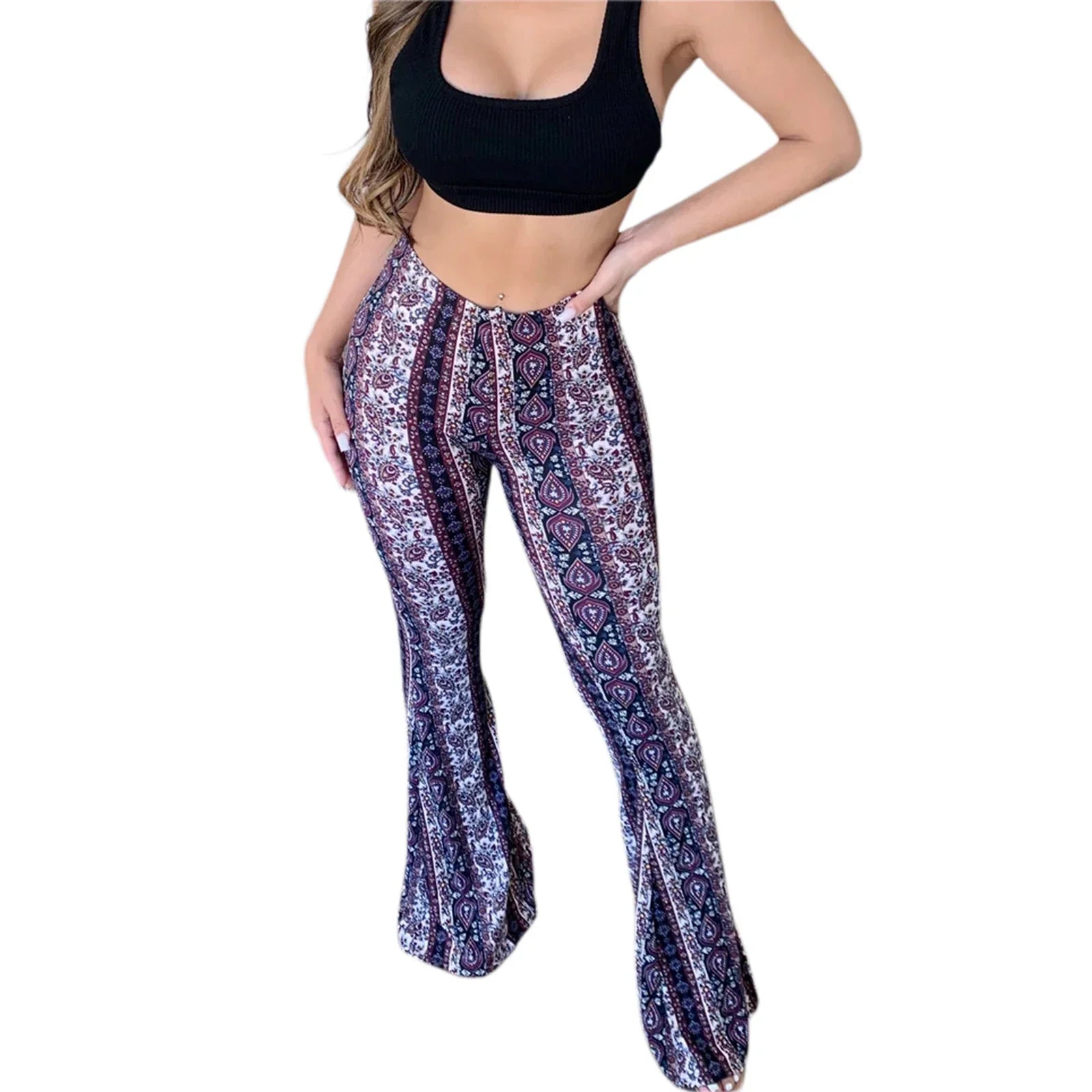 Liora | Schlaghose mit Feuchtigkeitsregulierung und Hoher Taille für Damen