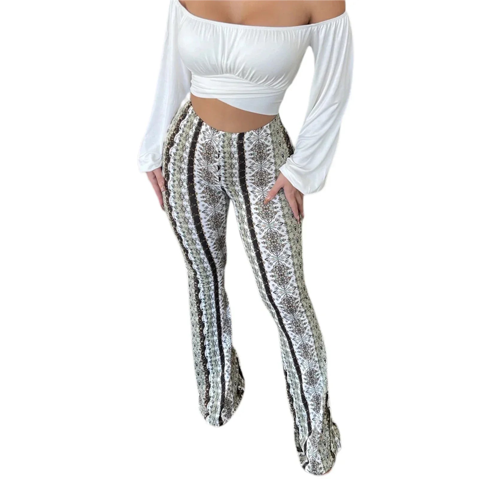 Liora | Schlaghose mit Feuchtigkeitsregulierung und Hoher Taille für Damen