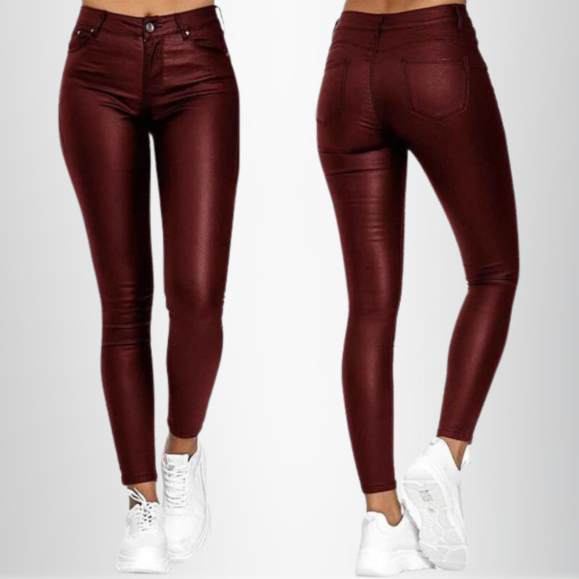 Yara | Skinny Fit Hose mit Hoher Taille und Stilvollem Design für Damen
