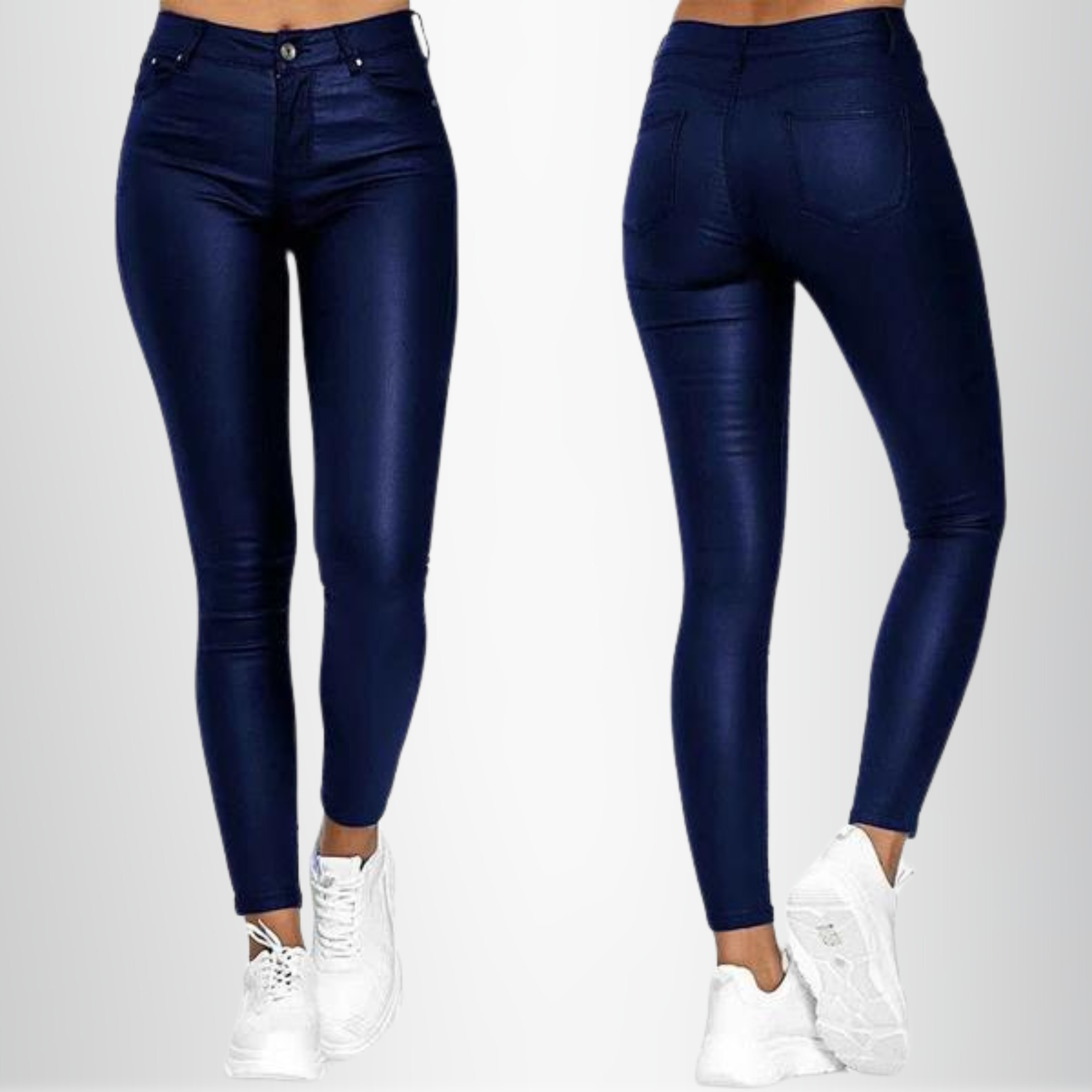 Yara | Skinny Fit Hose mit Hoher Taille und Stilvollem Design für Damen