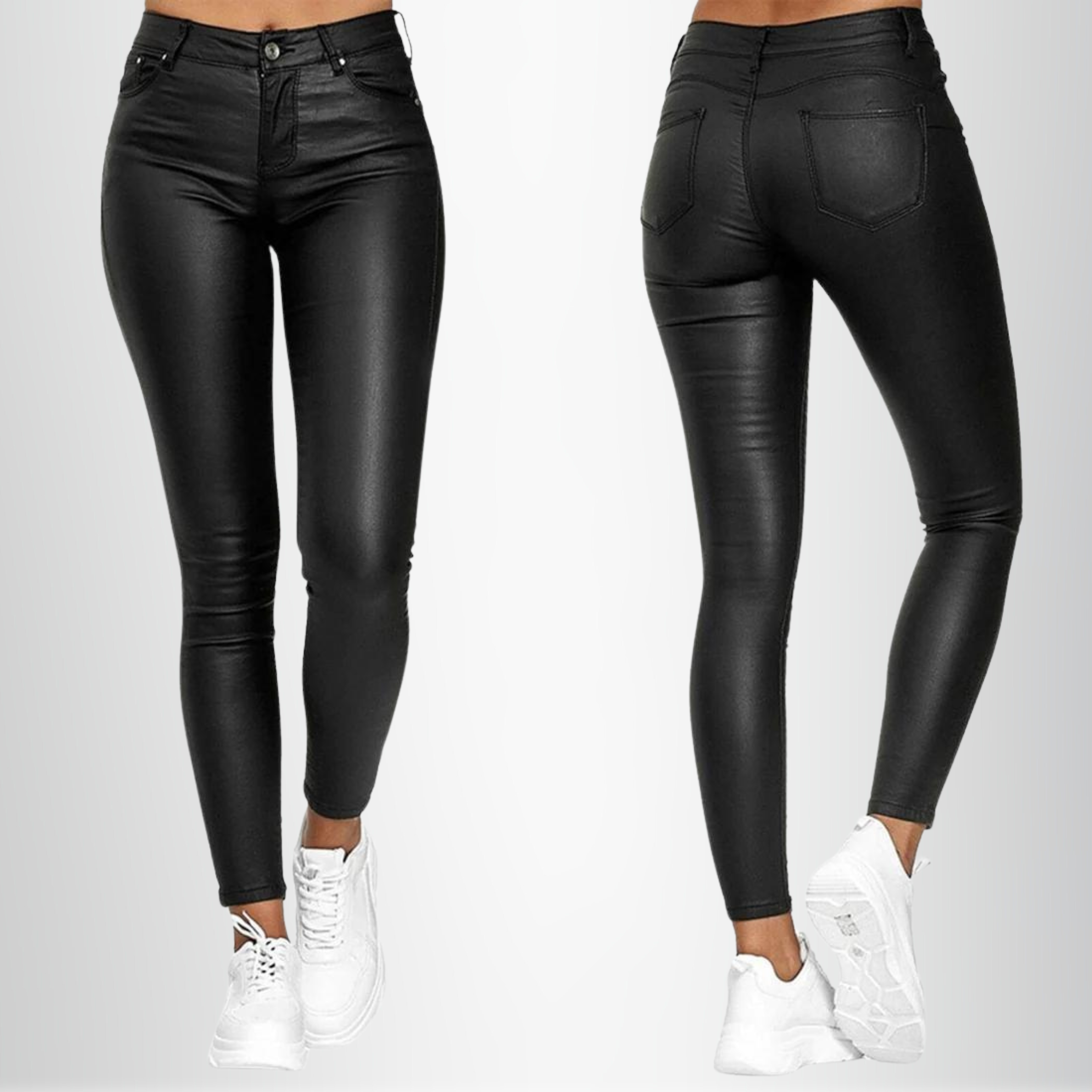 Yara | Skinny Fit Hose mit Hoher Taille und Stilvollem Design für Damen