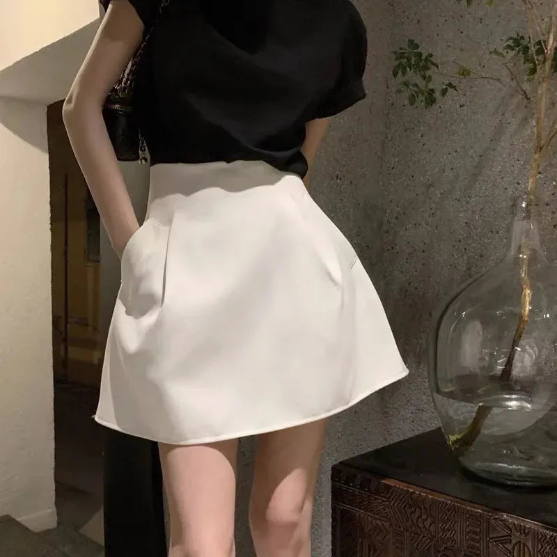 Livia | A-Linien-Rock mit Eleganter Silhouette und Praktischen Taschen für Frauen