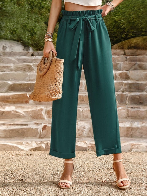Luna | Hosen mit Eleganten Design und Hoher Taille für Frauen