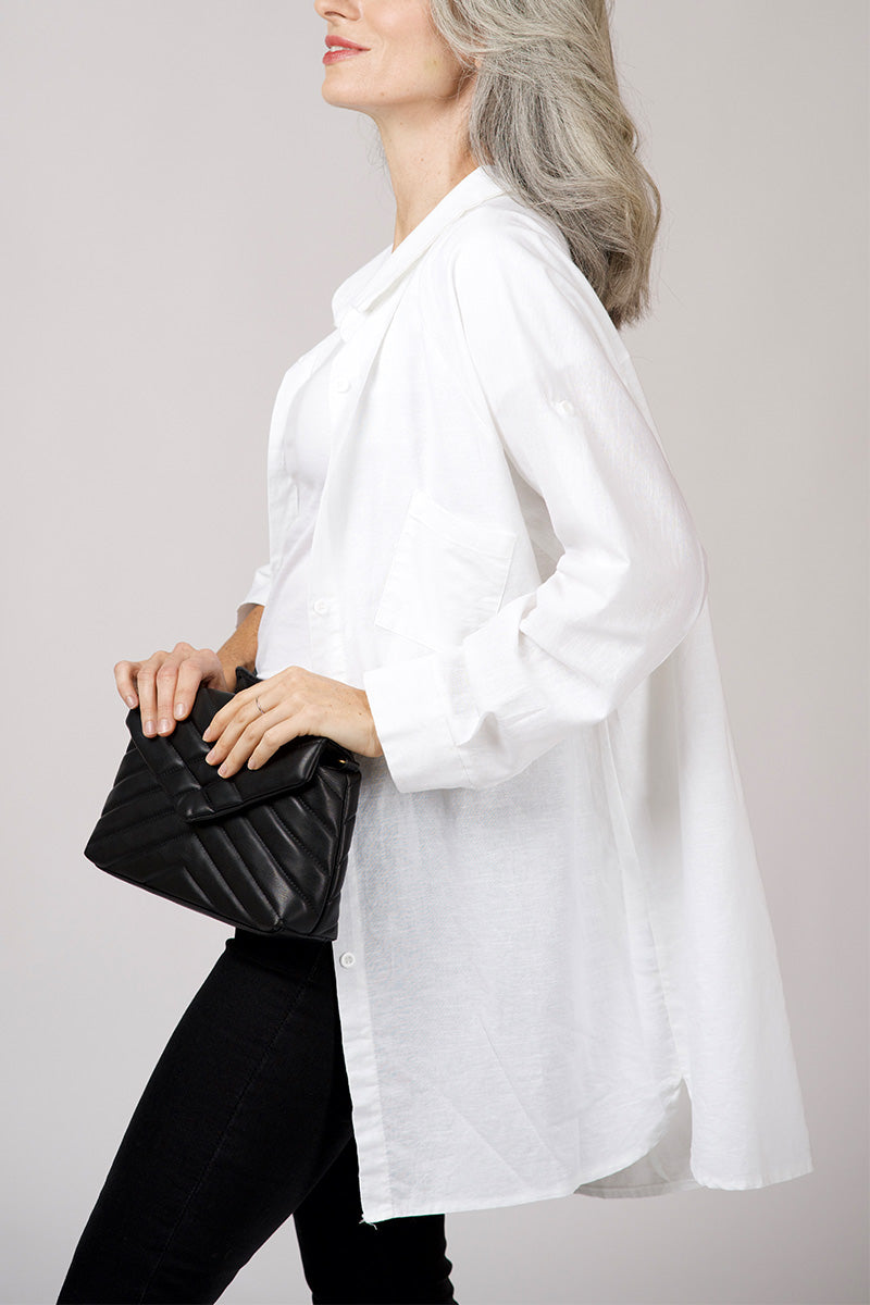 Zephyr | Bluse Langarm lockere Passform Hemd mit Knöpfen Damen Zephyr | Hemd