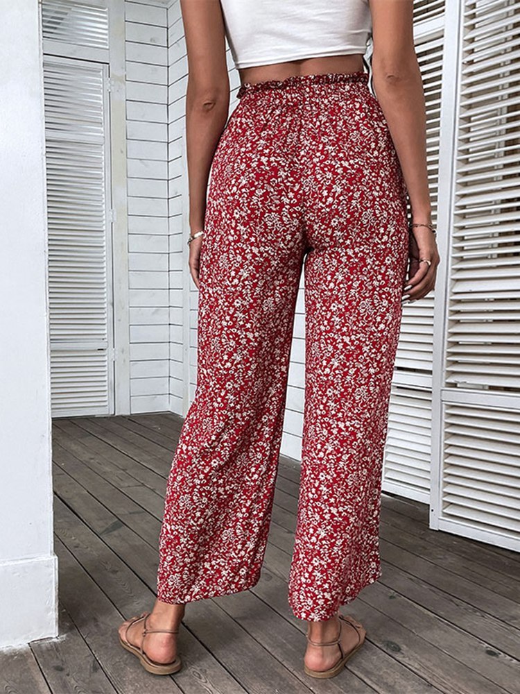 Liora | Hose mit elegantem Blumendesign und femininer Note für Frauen