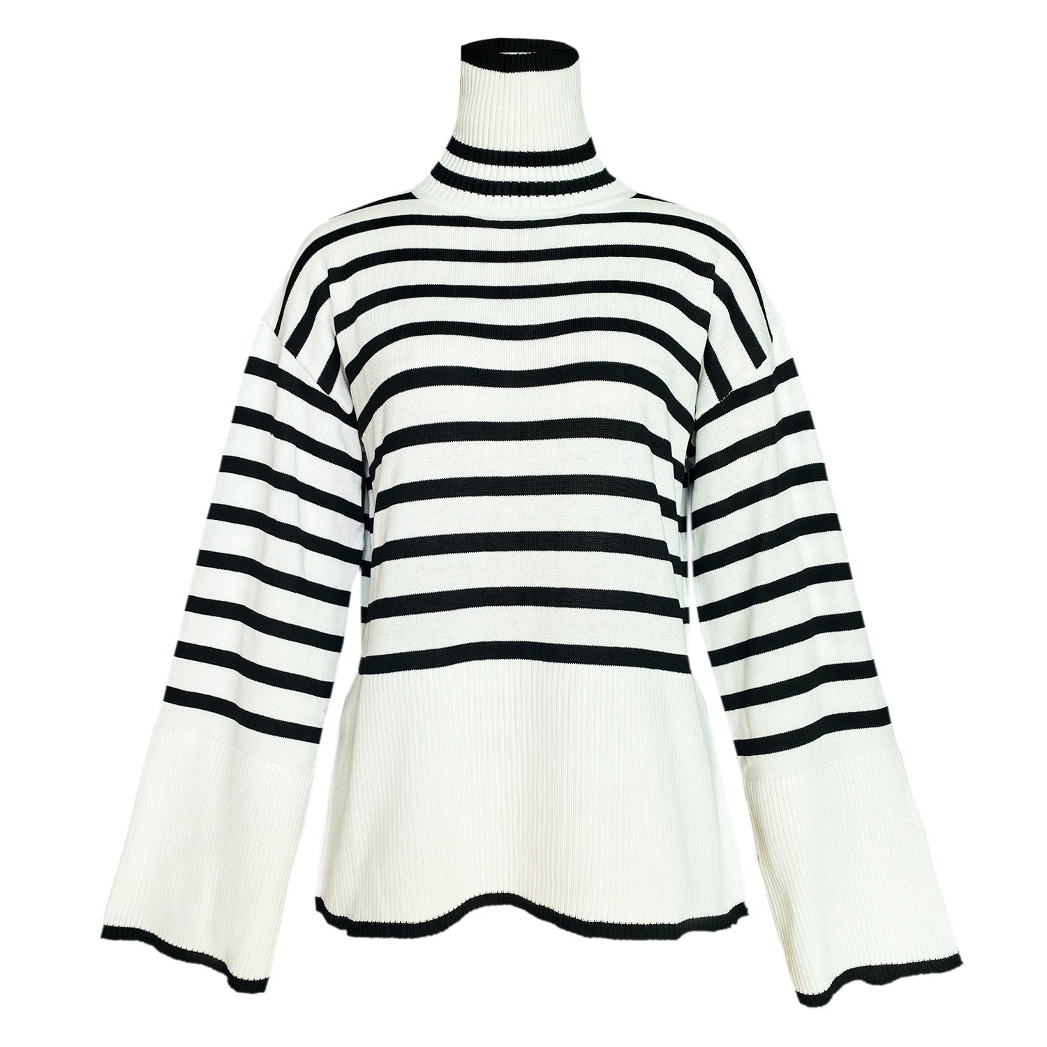 Livia | Strickpullover mit Stilvollem Streifenmuster für Damen