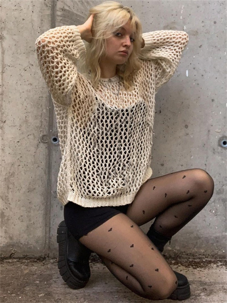 Miyuki | Herbst-Pullover mit Nostalgischem Charme und Kunstvoller Strickarbeit für Damen