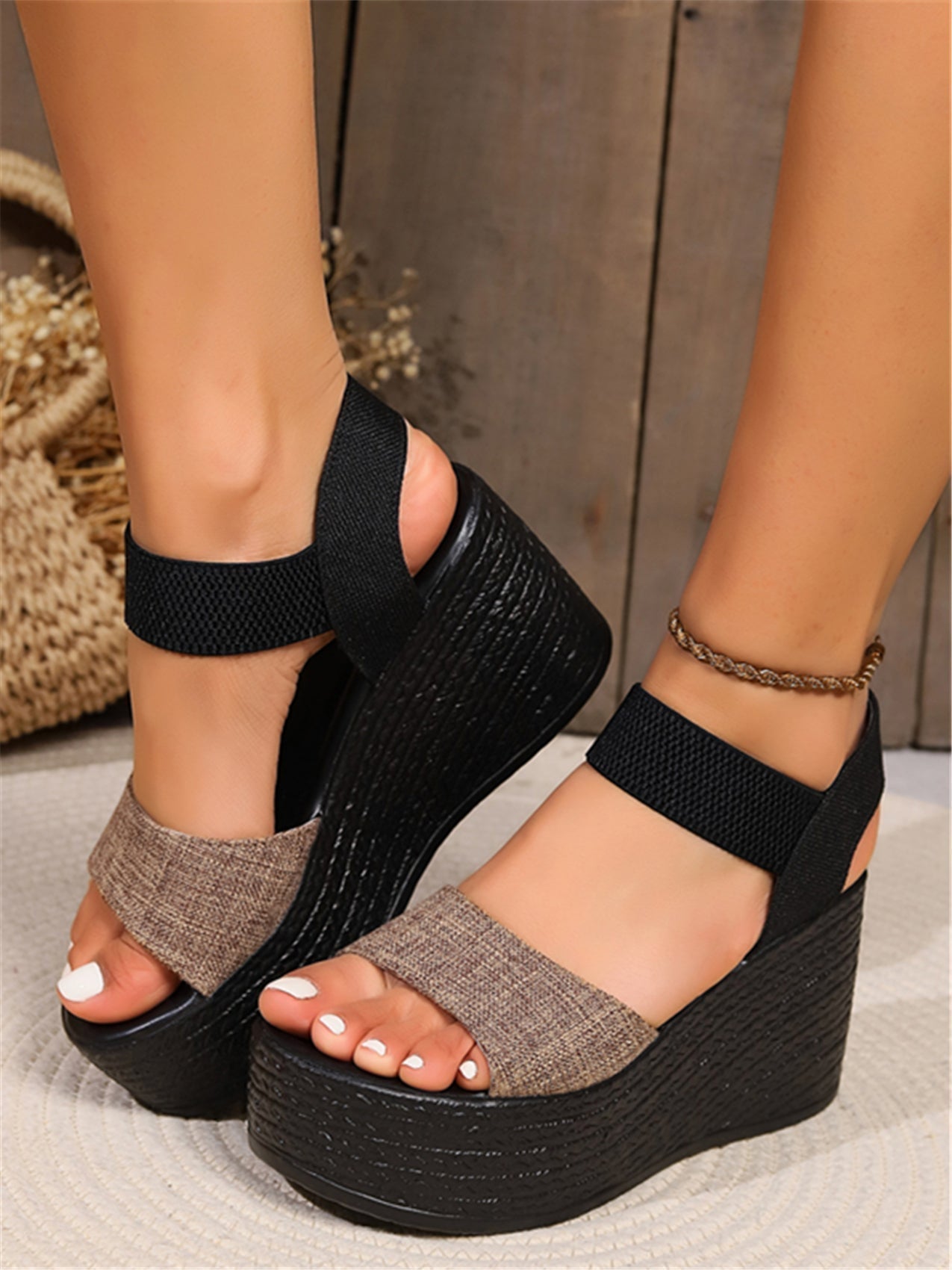 Nalissa - Plateau Sandalen für Damen