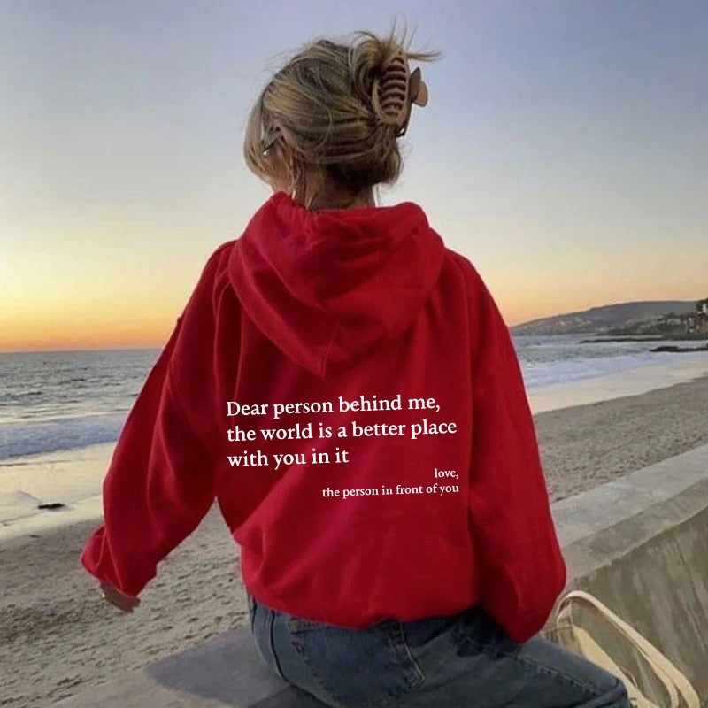 Liora | Unisex Hoodie mit Liebevoller Botschaft und Hohem Tragekomfort für Alle
