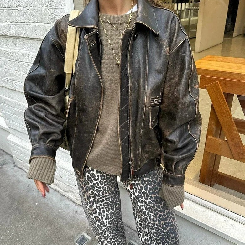 Sienna | Jeans mit Weichem Stoff und Auffälligem Leopardenmuster für Frauen
