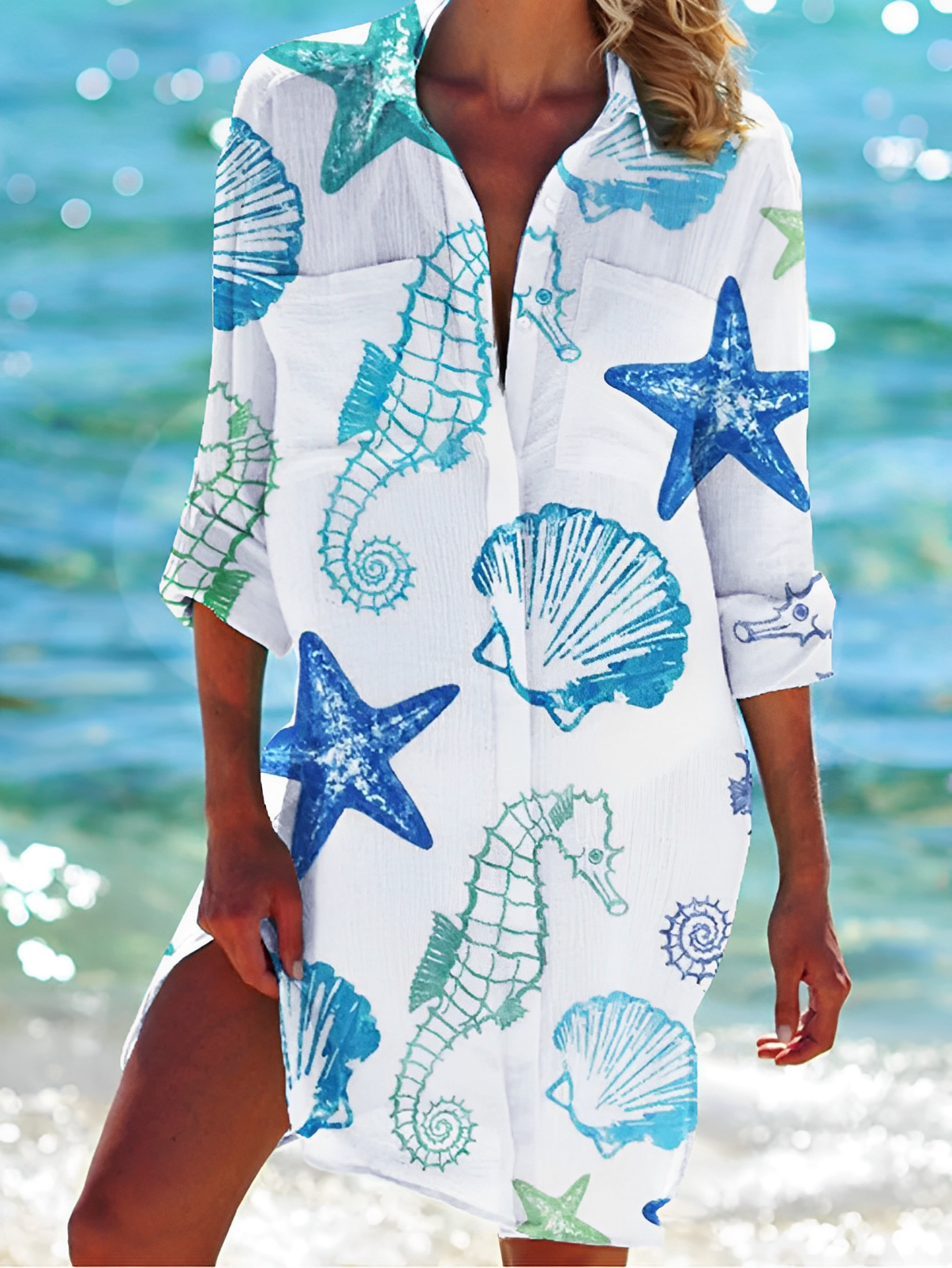 Zephyr | Button-down Bluse für Damen - Stilvoll & Komfortabel