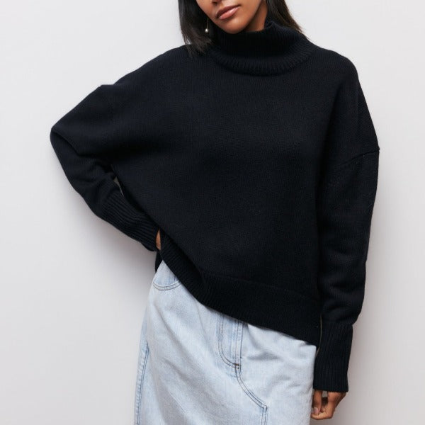 Aurora | Rollkragenpullover mit Weichem Material und Stilvollem Design für Frauen