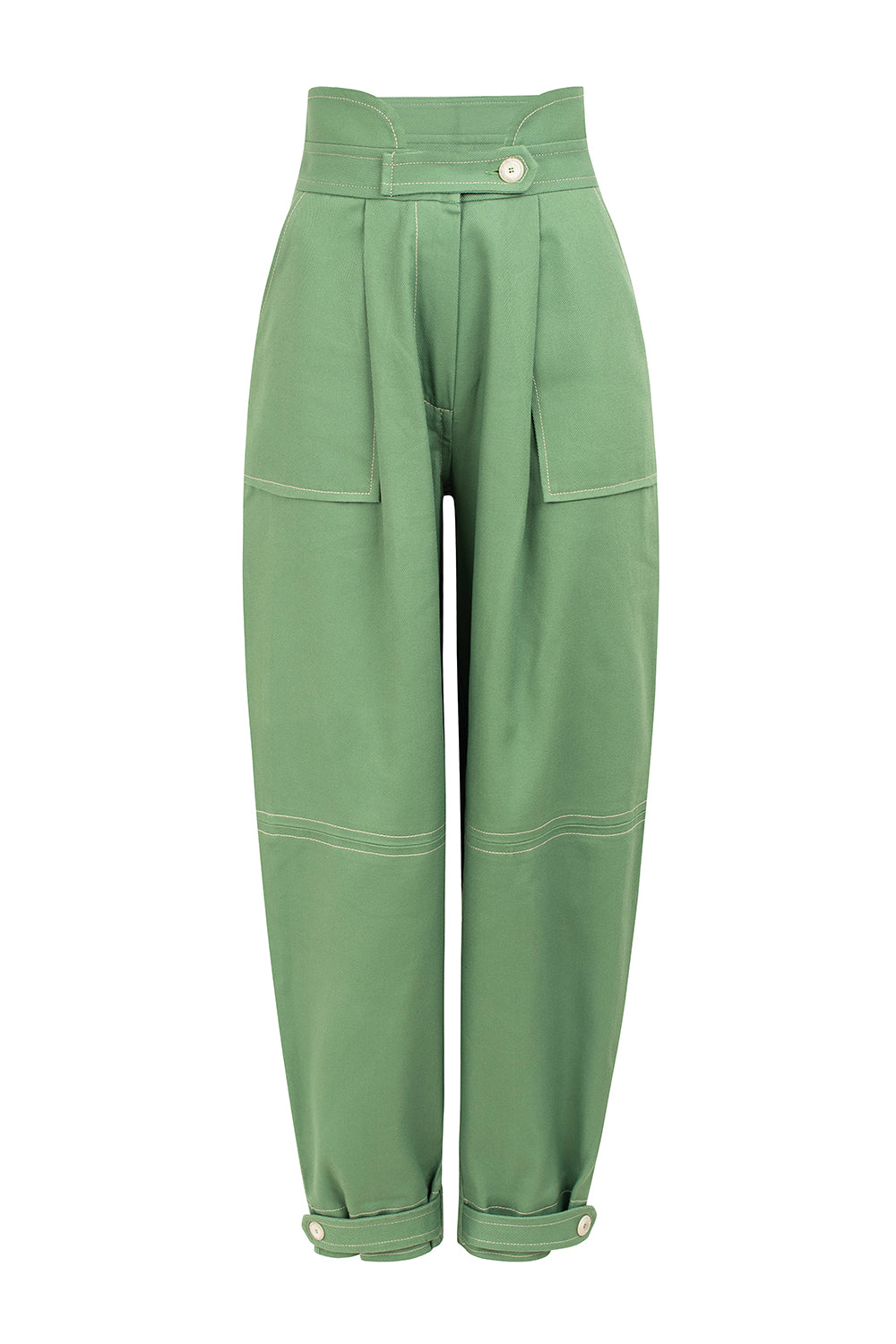 Livia | Ballonhose mit Kontrastnähten und praktischen Taschen für Damen