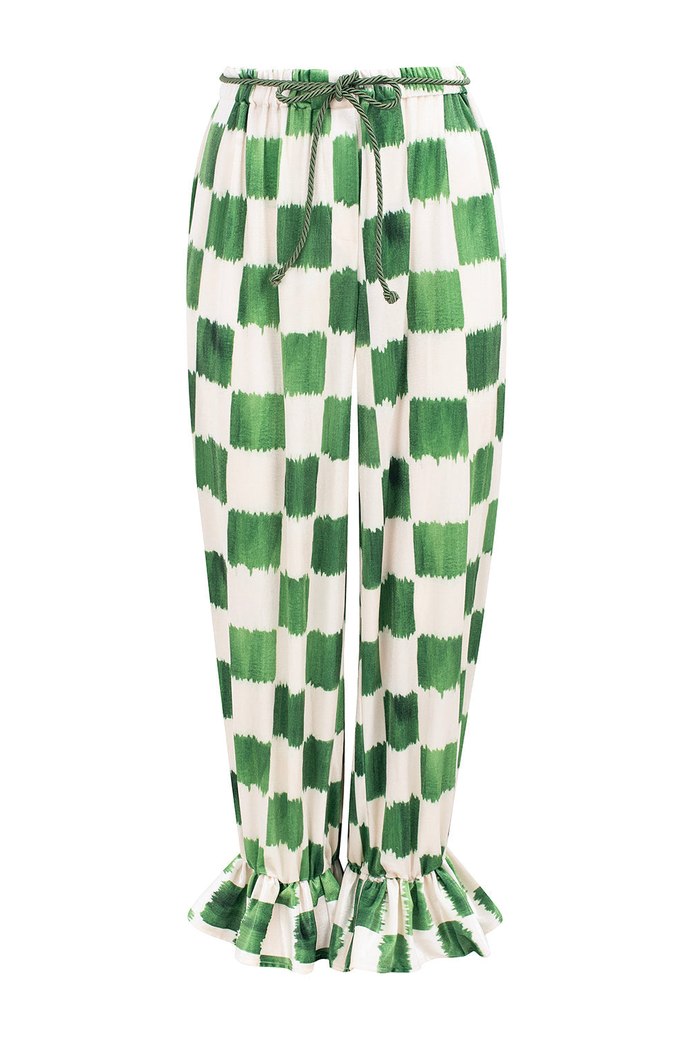 Liora | Hose mit Bequemem Gummizug und Rüschen für Frauen