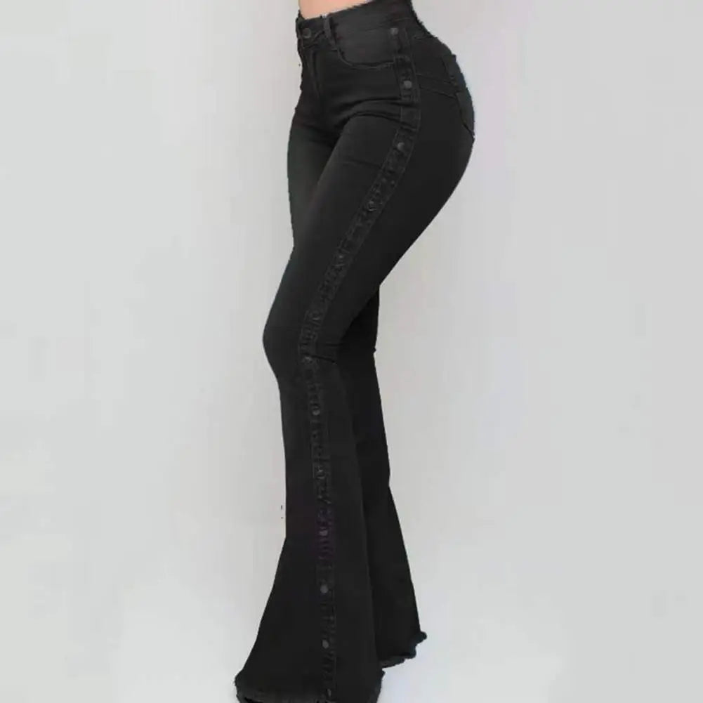 Celestia | High-Waist Flare Jeans mit Bauchkontrolle und Weitem Bein für Damen