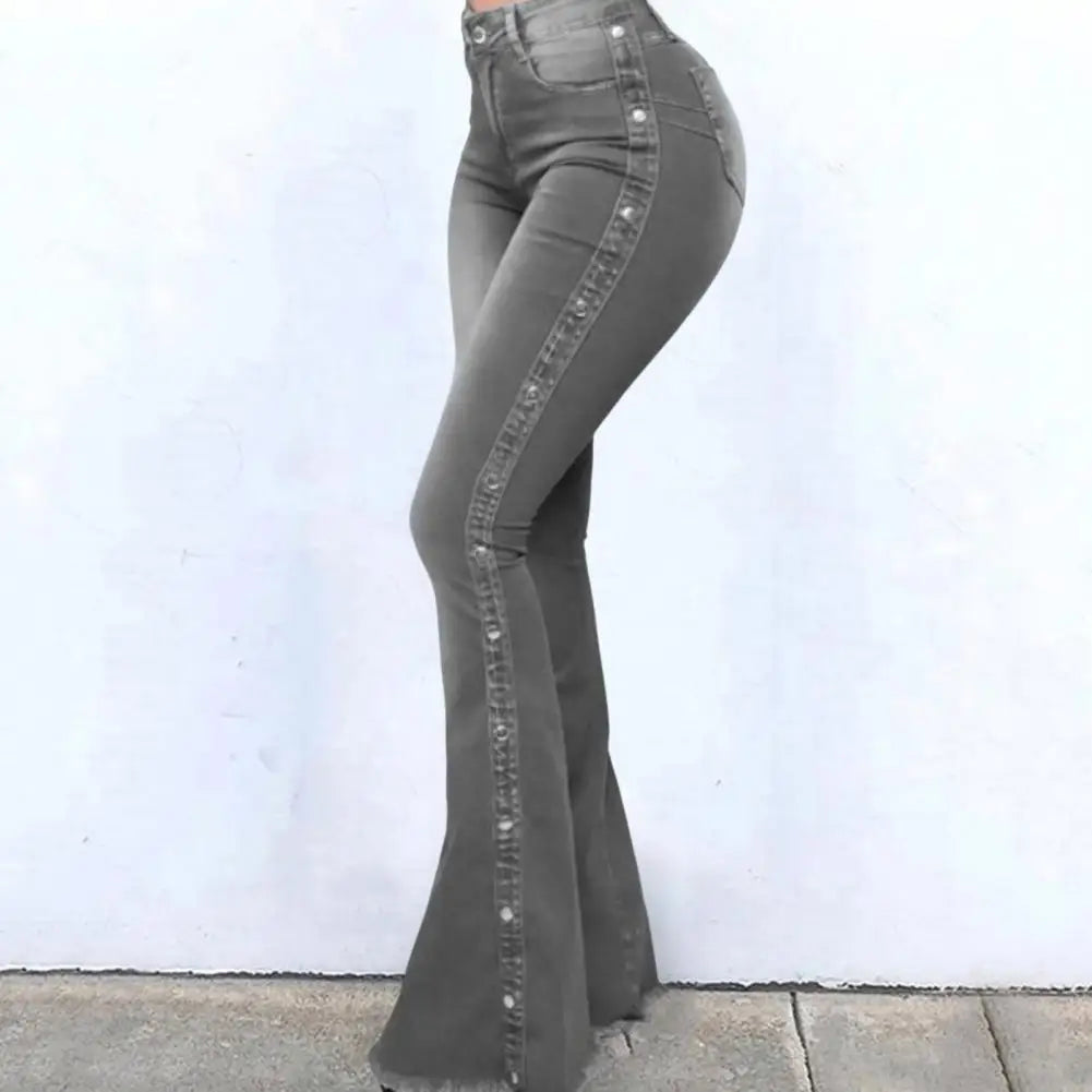 Celestia | High-Waist Flare Jeans mit Bauchkontrolle und Weitem Bein für Damen