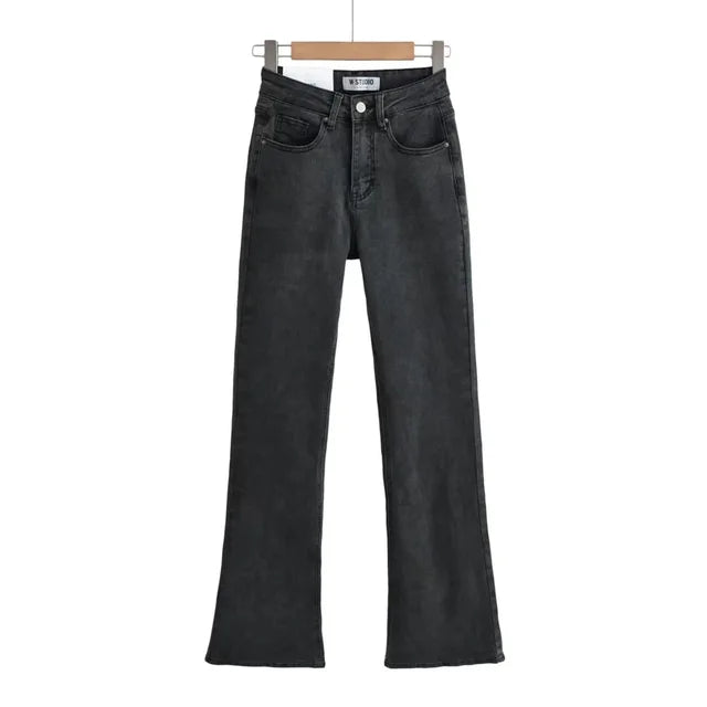 Siena | Jeans mit Herzfransen und Hochbund für einen verspielten Look