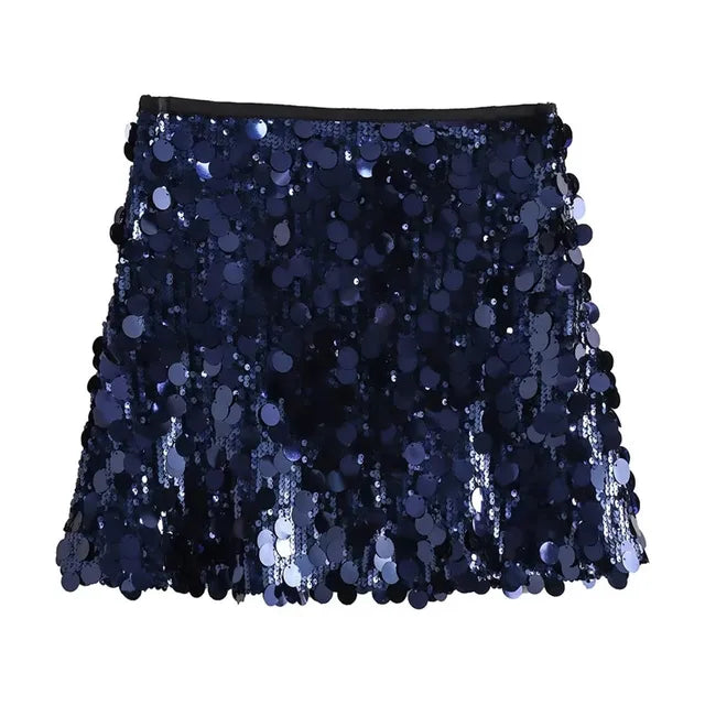 Lunaria | Mini-Paillettenrock mit Eleganz und Glanz für Damen