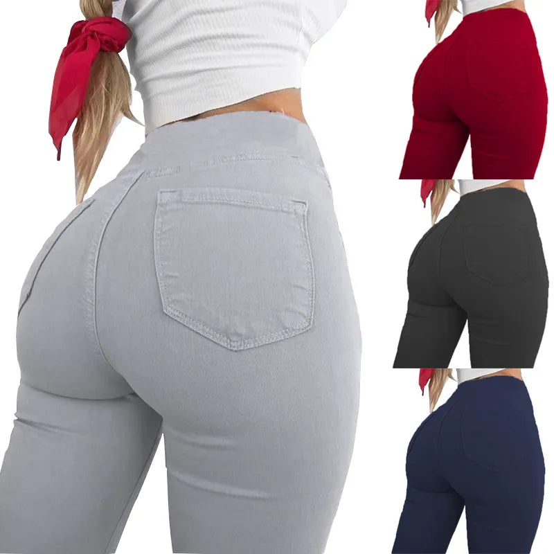 Amara | Bleistiftjeans mit Stretchbund und figurbetonendem Schnitt für Damen