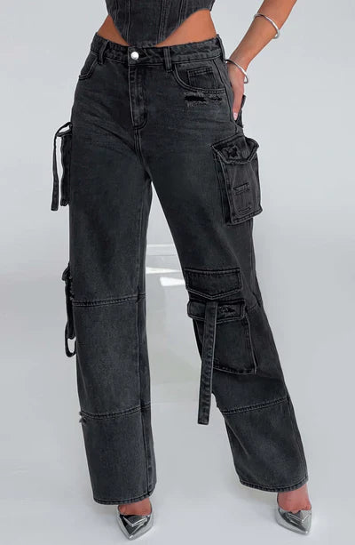 Selene | Cargohose mit Weitem Schnitt und Taschen für Frauen