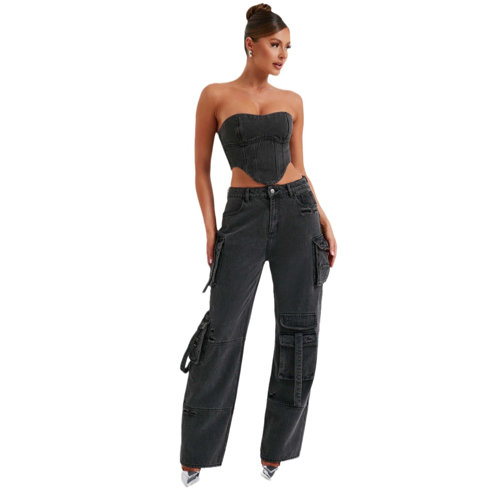 Lyra | Denimhose mit Bequemer Passform und Weitem Bein für Damen