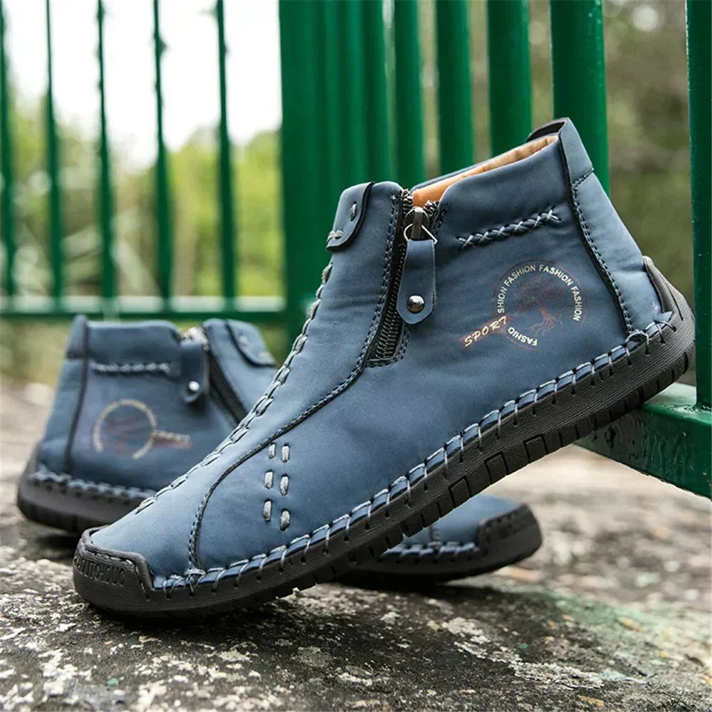 Brandon - Bequeme Lederstiefel für Männer