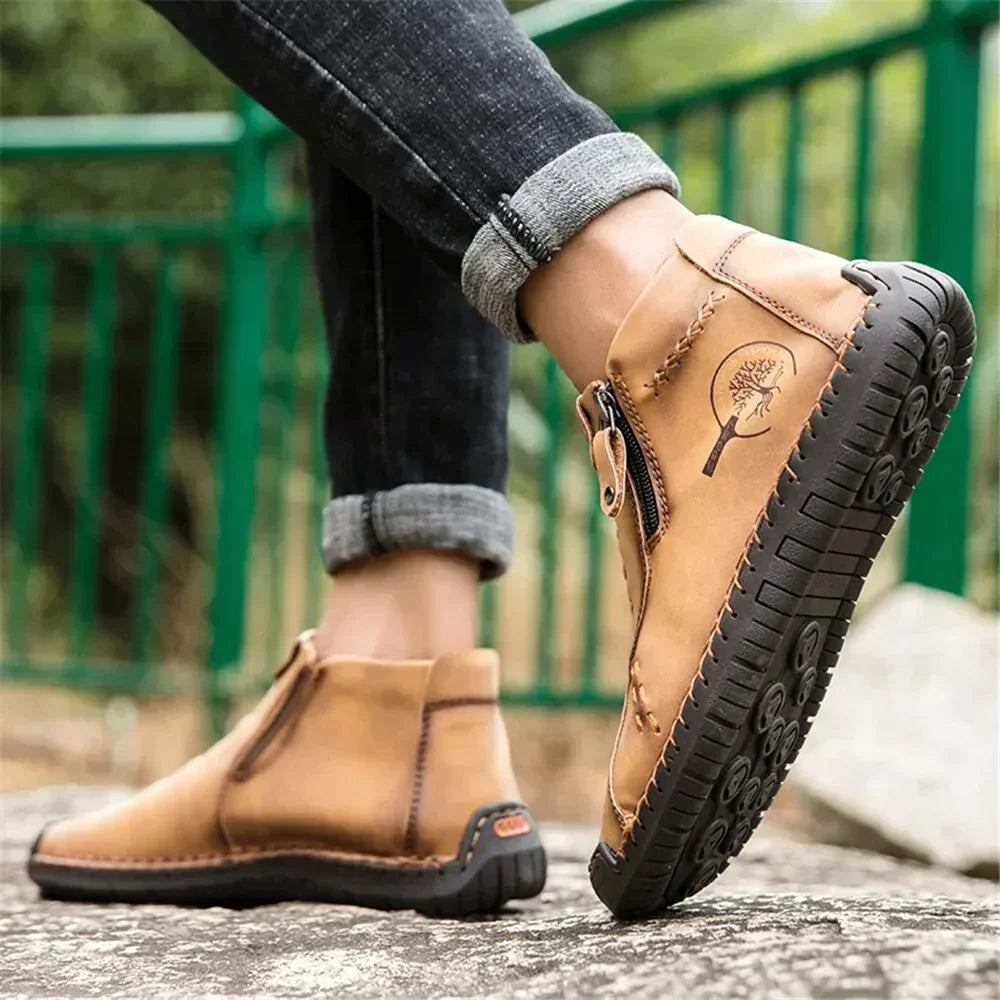 Brandon - Bequeme Lederstiefel für Männer