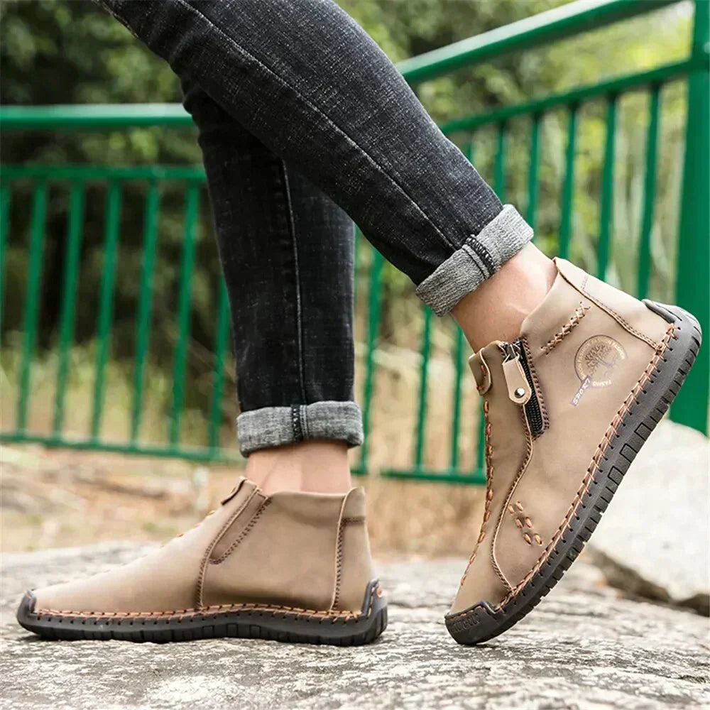 Brandon - Bequeme Lederstiefel für Männer