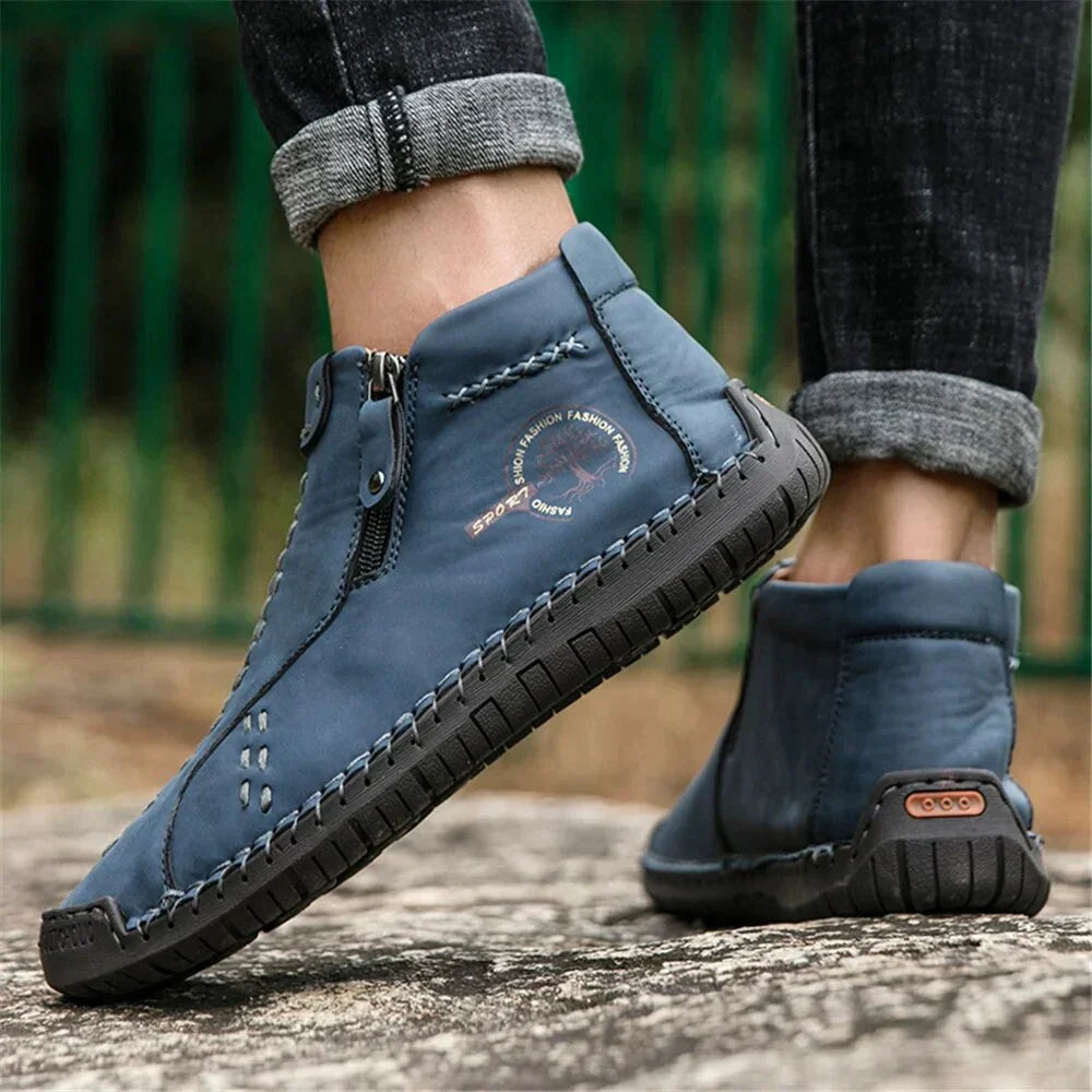 Brandon - Bequeme Lederstiefel für Männer