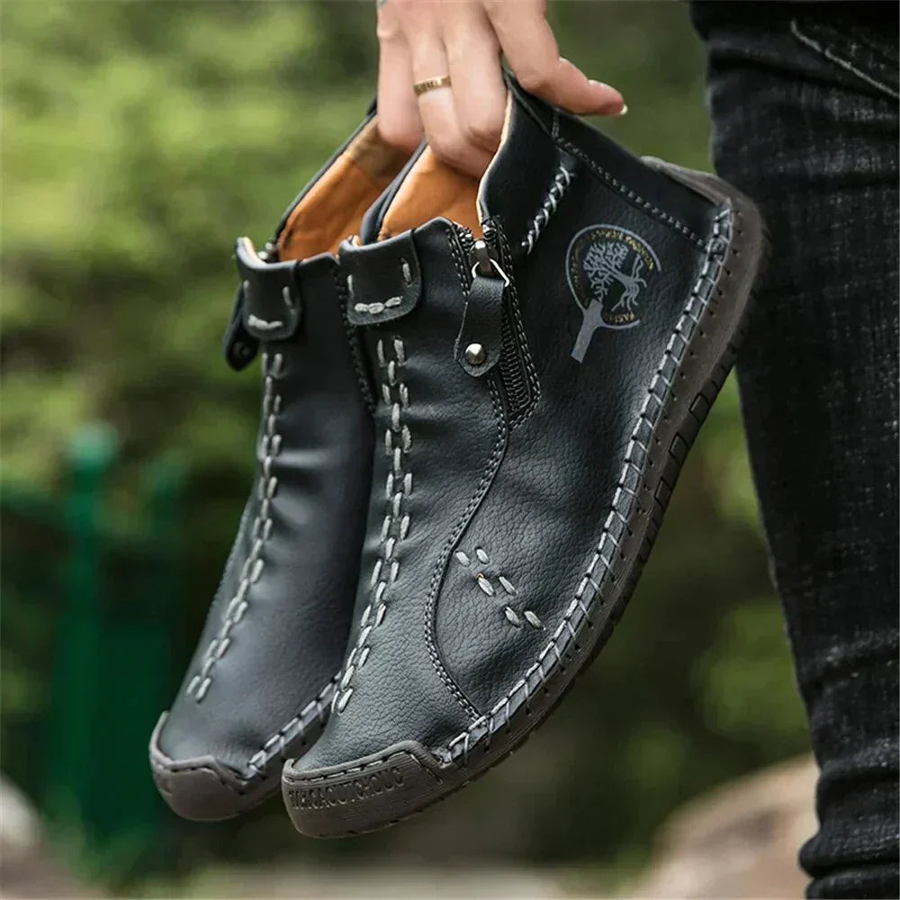 Brandon - Bequeme Lederstiefel für Männer