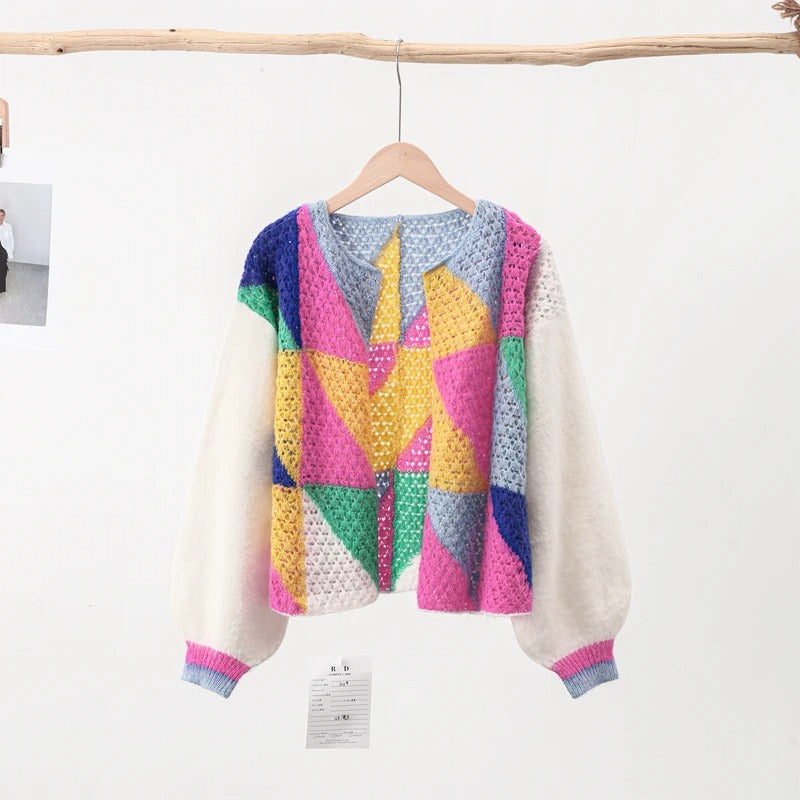 Liora | Wolljacke mit Luxuriösen Puffärmeln und Kuscheligem Komfort für Frauen