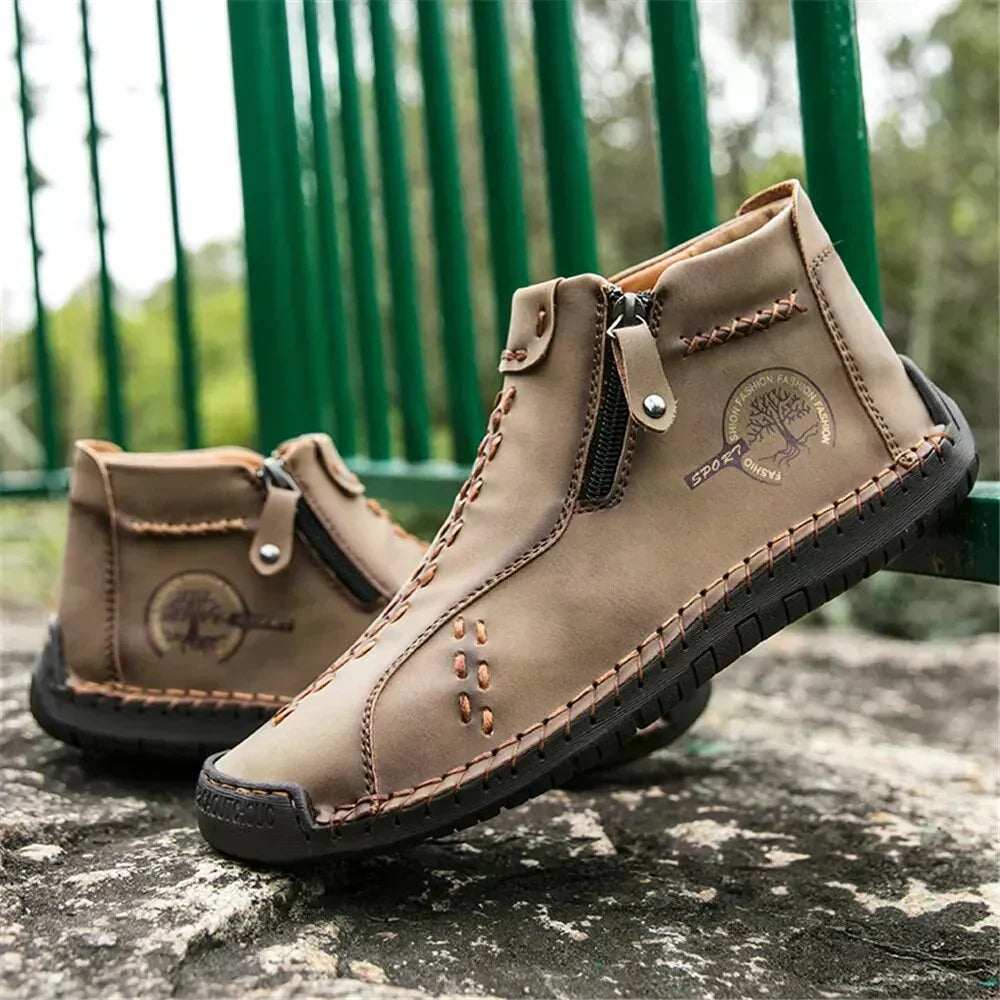 Brandon - Bequeme Lederstiefel für Männer