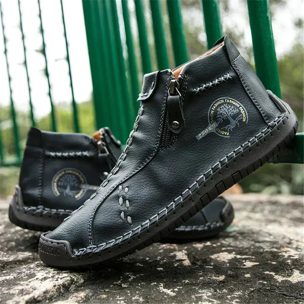 Brandon - Bequeme Lederstiefel für Männer