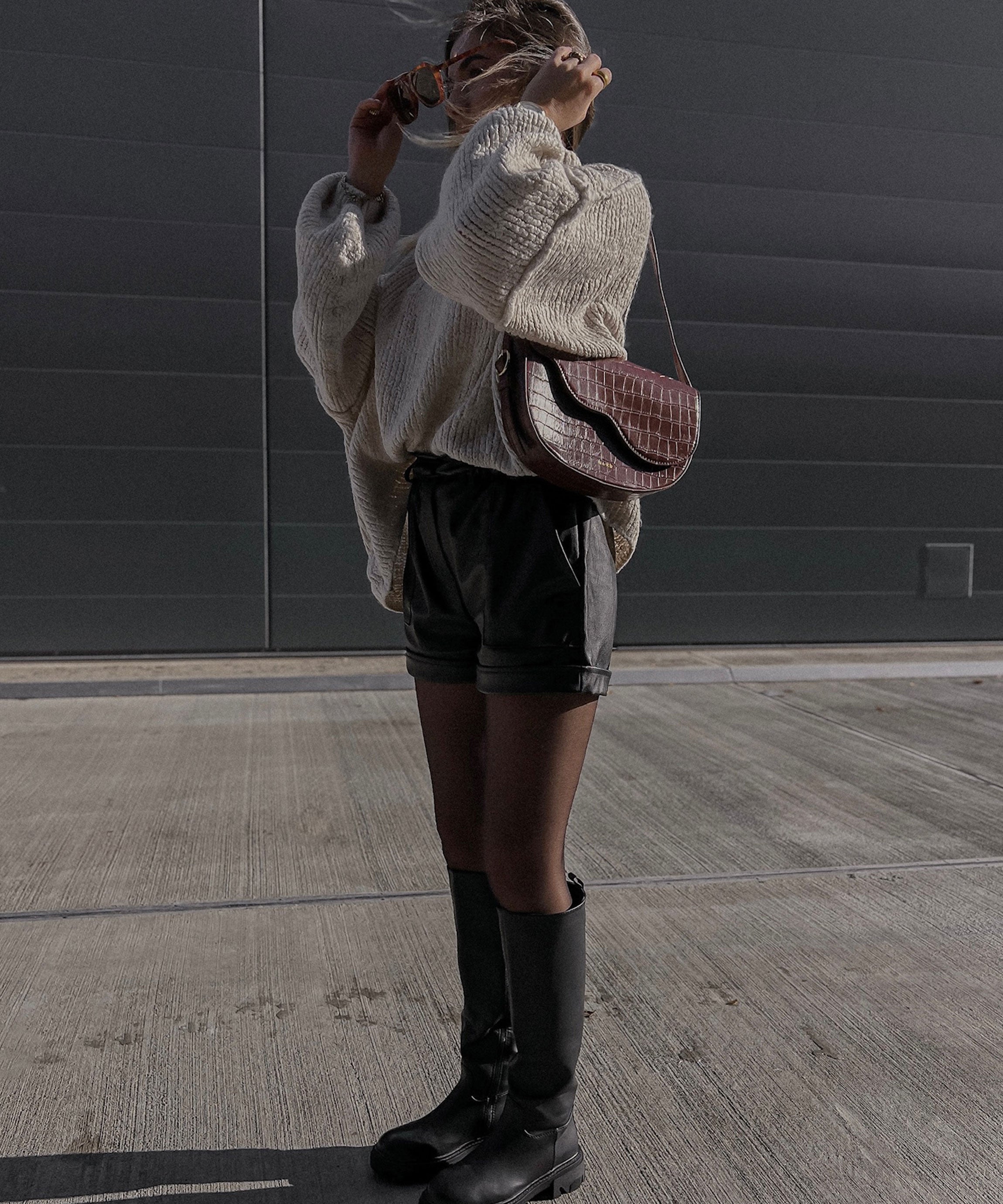 Celestia | Shorts aus Kunstleder mit Eleganter Passform für Frauen